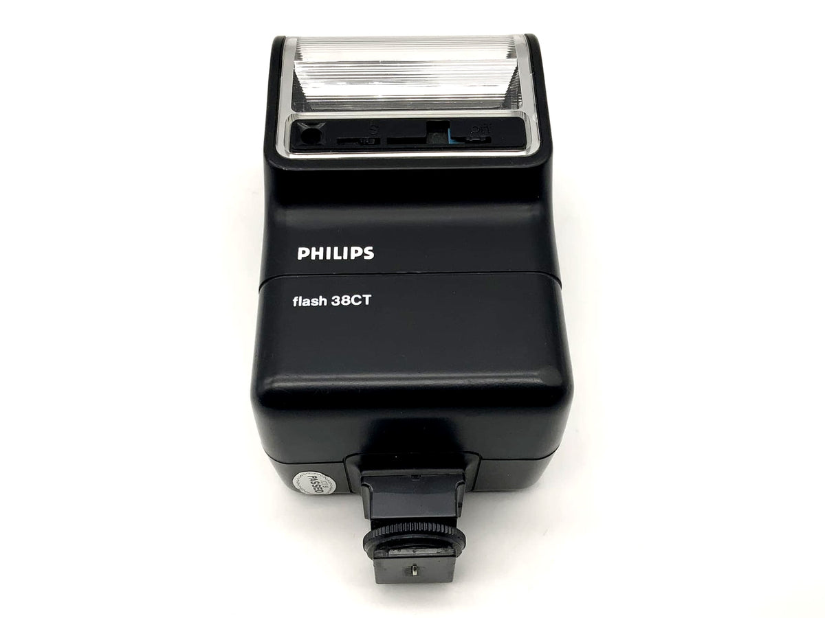 Flash Philips 38CT, flash à contact central, flash pour appareil photo, flash à clip