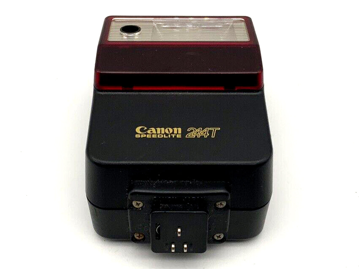 Canon Speedlite 244T analog flash unit, clip-on flash light