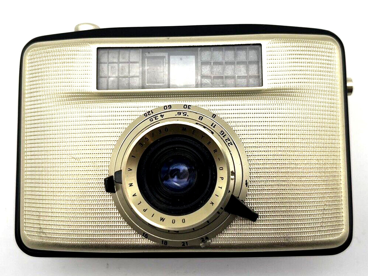 Pentacon Penti II Meyer Optik Domiplan 3.5/30, appareil photo compact argentique 35 mm
