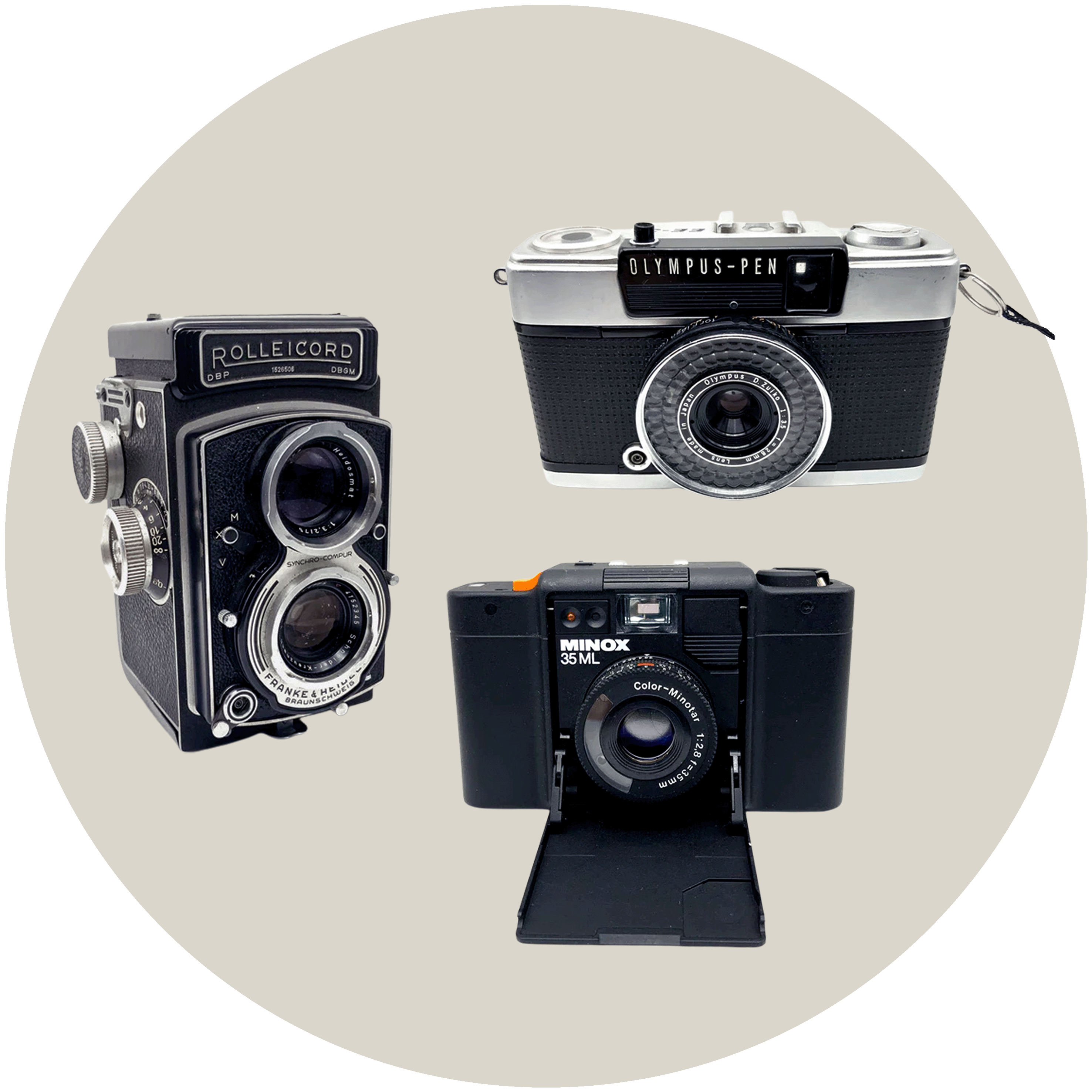 All analog cameras