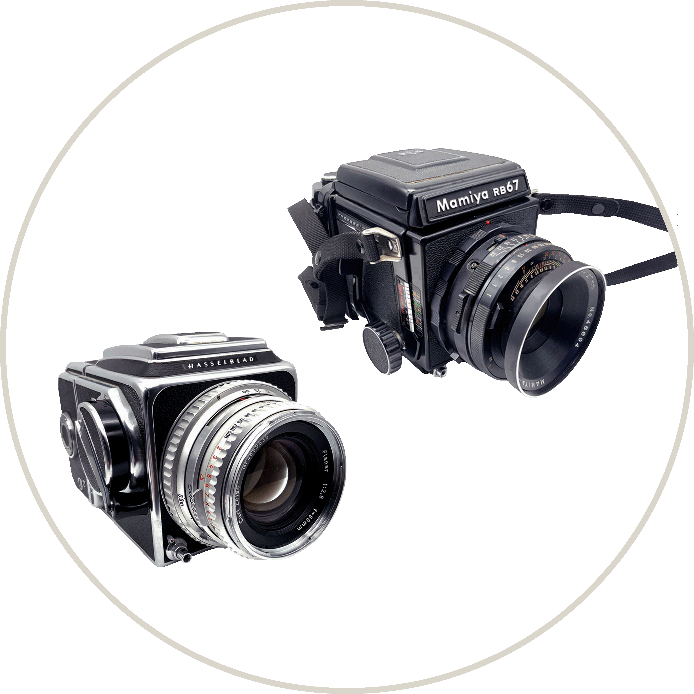 Medium format cameras
