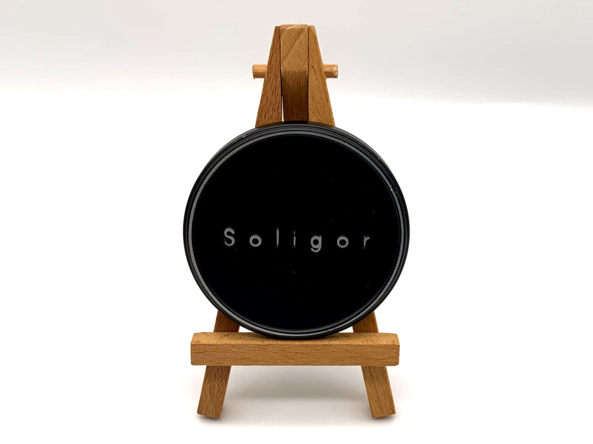 Bouchon d'objectif avant Soligor 65 mm en aluminium