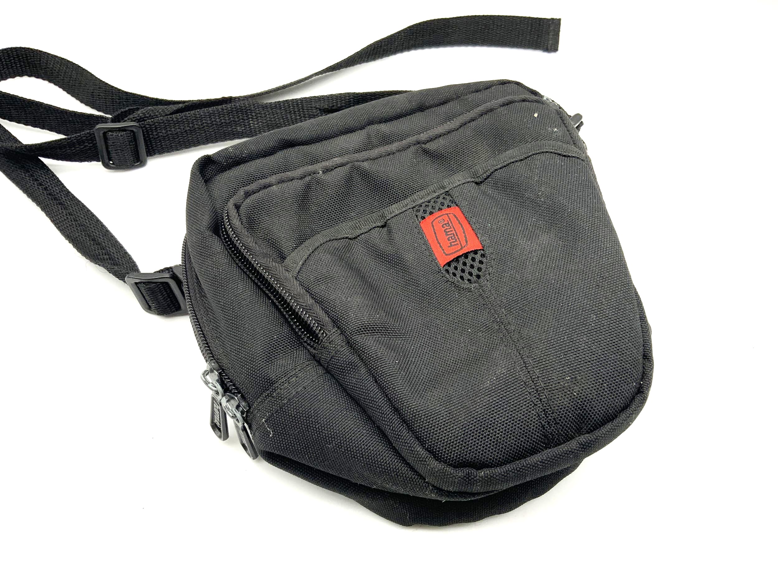 Sac photo Hama, noir, sac photo universel, sac bandoulière, en forme de V
