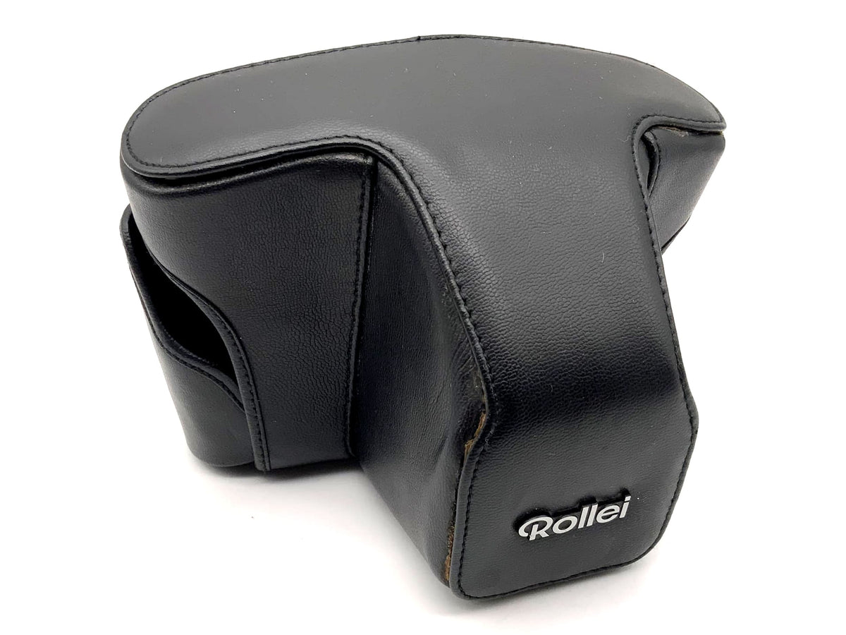 Sac photo Rollei en cuir noir, sac universel pour appareil photo.