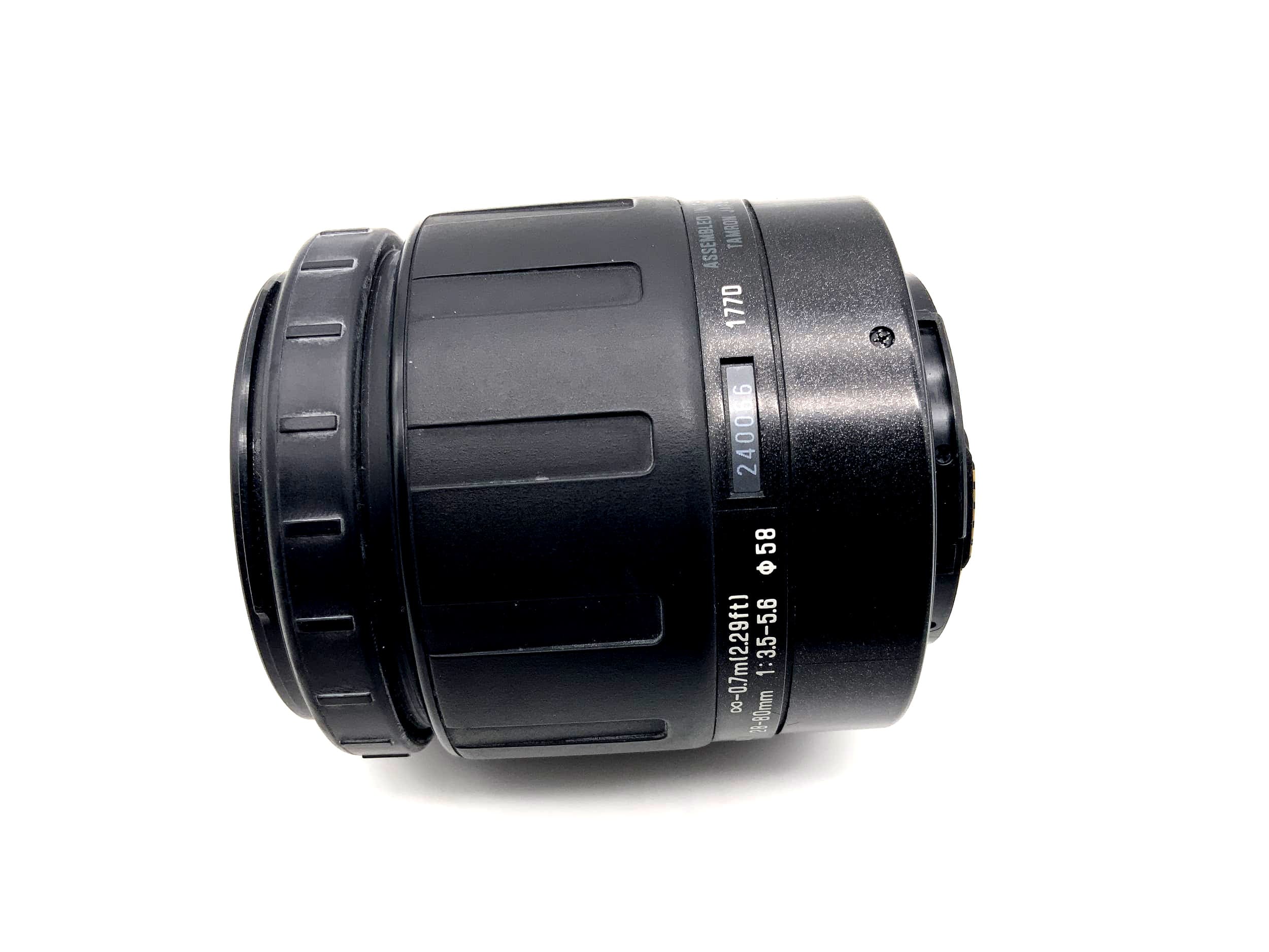 Objectif Tamron 28-80mm 1:3.5-5.6 ASPhrébin AF (Canon EF)