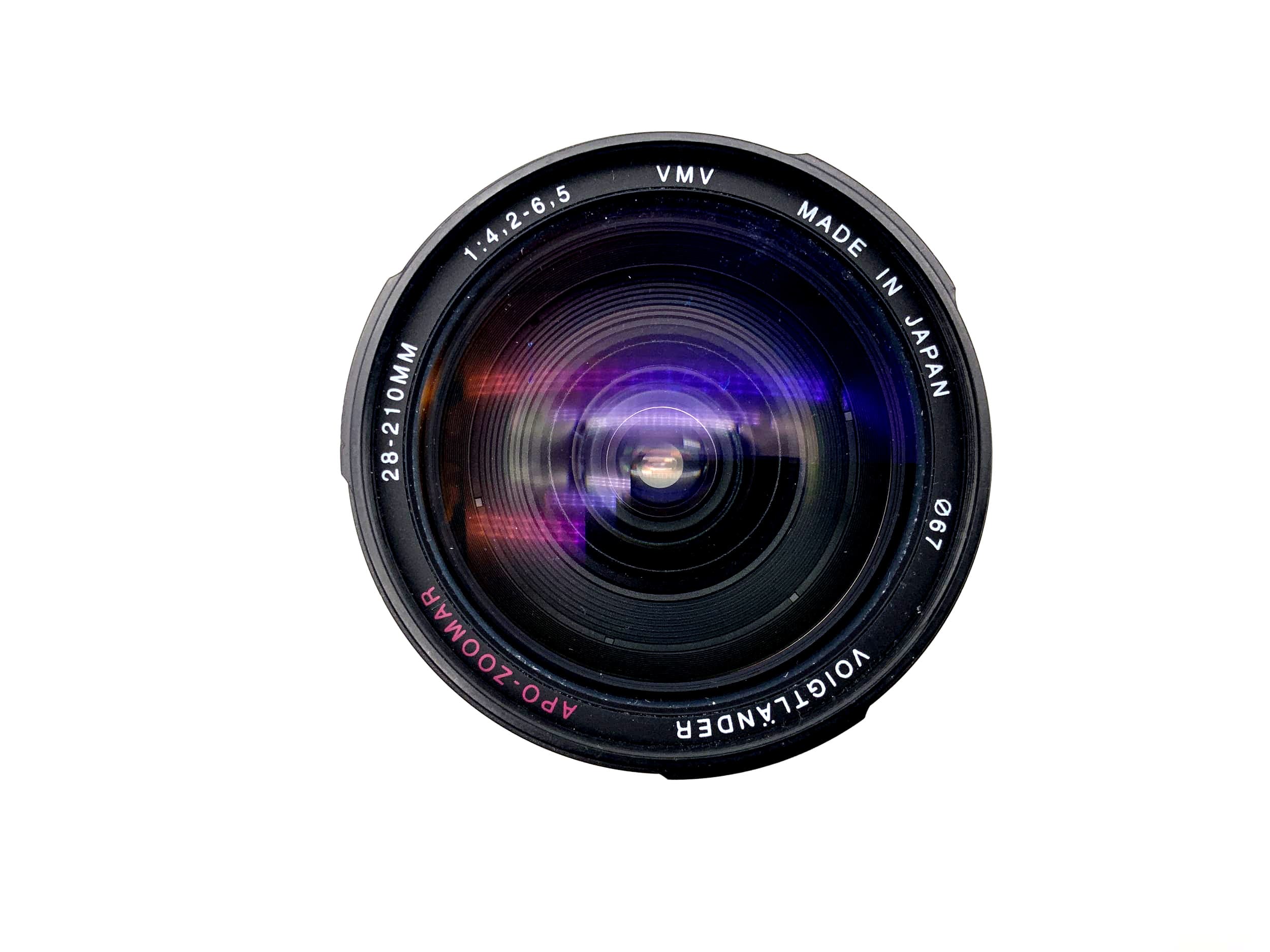 Objectif Voigtländer 28-210 mm 1:4.2-6.5 Objectif d'appareil photo APO-Zoomar VMV (Canon EF)