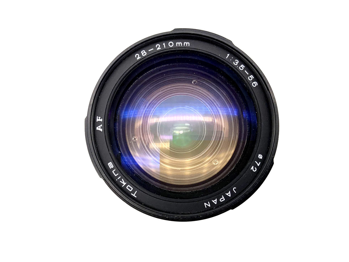 Objectif Tokina 28-210 mm 1:3.5-5.6 pour appareil photo Sony A (Minolta AF)