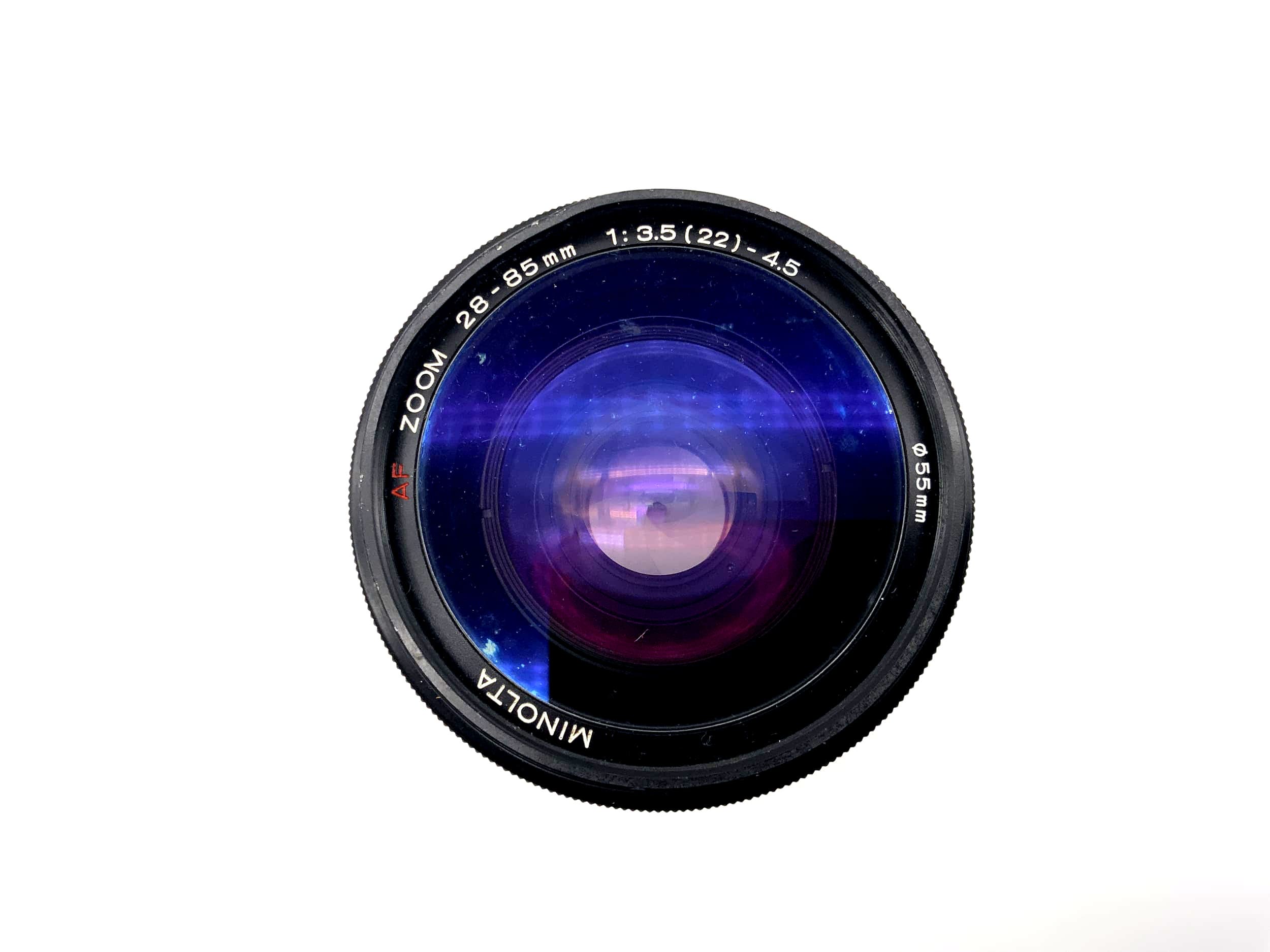 Objectif Minolta 28-85mm 1:3.5-4.5 pour appareil photo Sony A (Minolta AF)