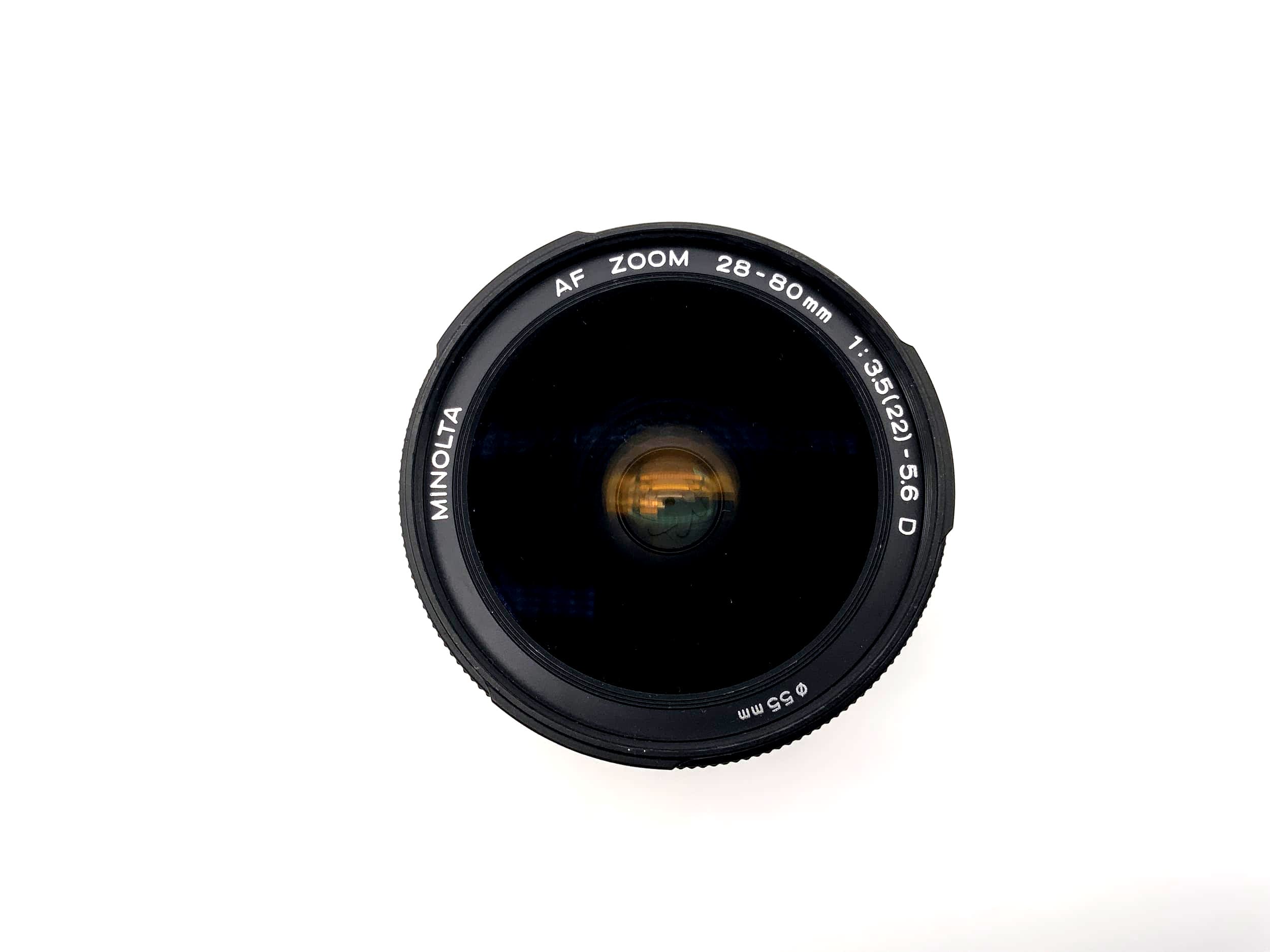 Objectif Minolta 28-80 mm 1:3,5-5,6 Objectif d'appareil photo Sony A AF Zoom D (Minolta AF)