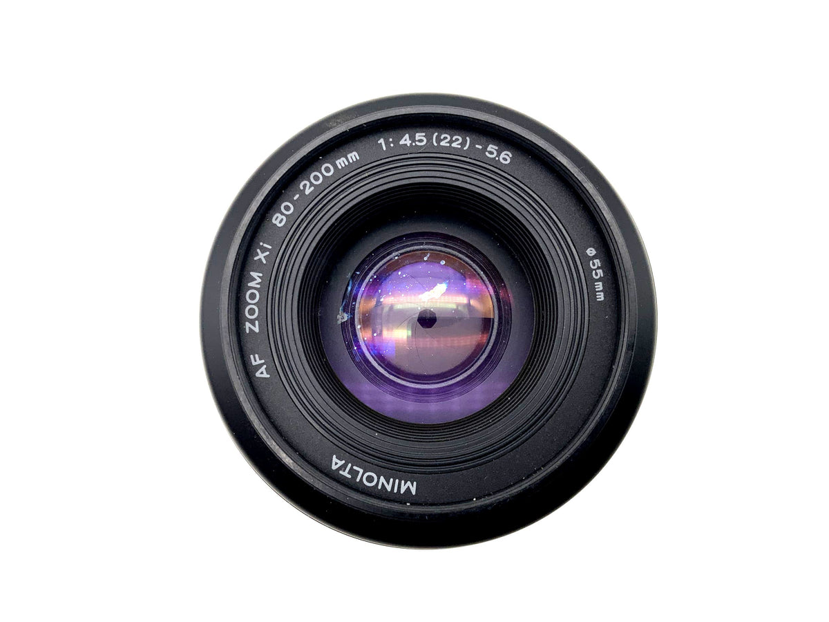 Objectif Minolta 80-200 mm 1:4,5-5,6 AF Zoom Xi Sony A Objectif d'appareil photo (Minolta AF)