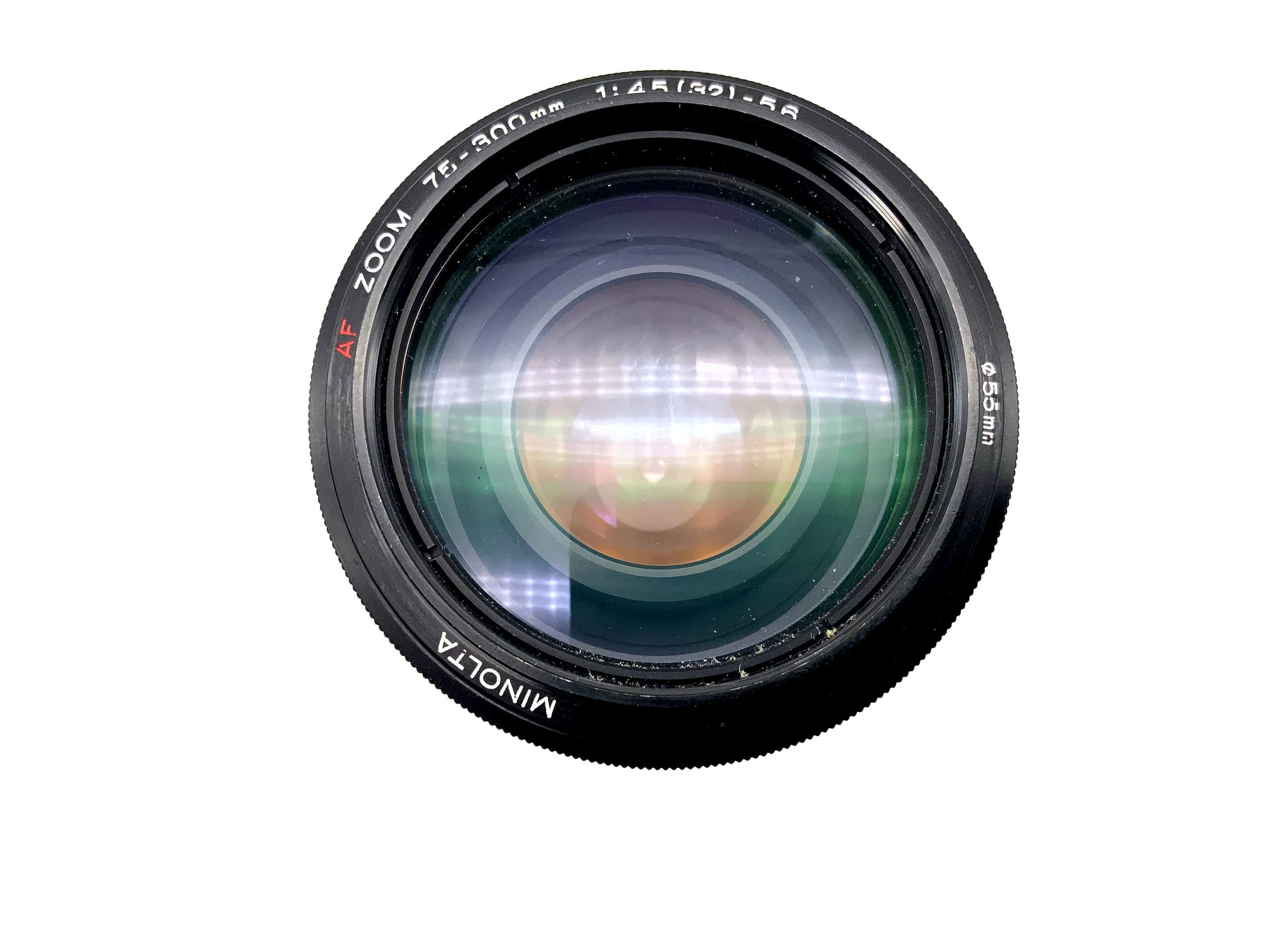 Objectif Minolta 75-300 mm 1:4,5-5,6 Sony A Objectif de caméra zoom AF (Minolta AF)