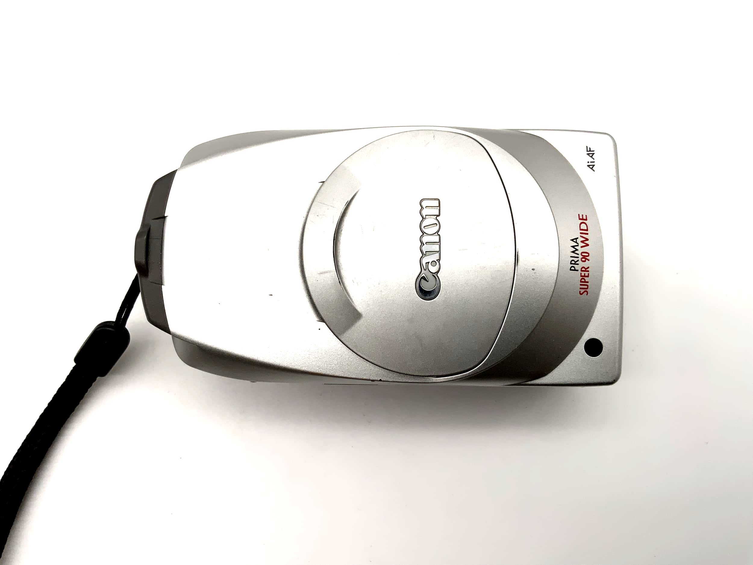Appareil photo compact grand angle Canon Prima Super 90, format 35 mm