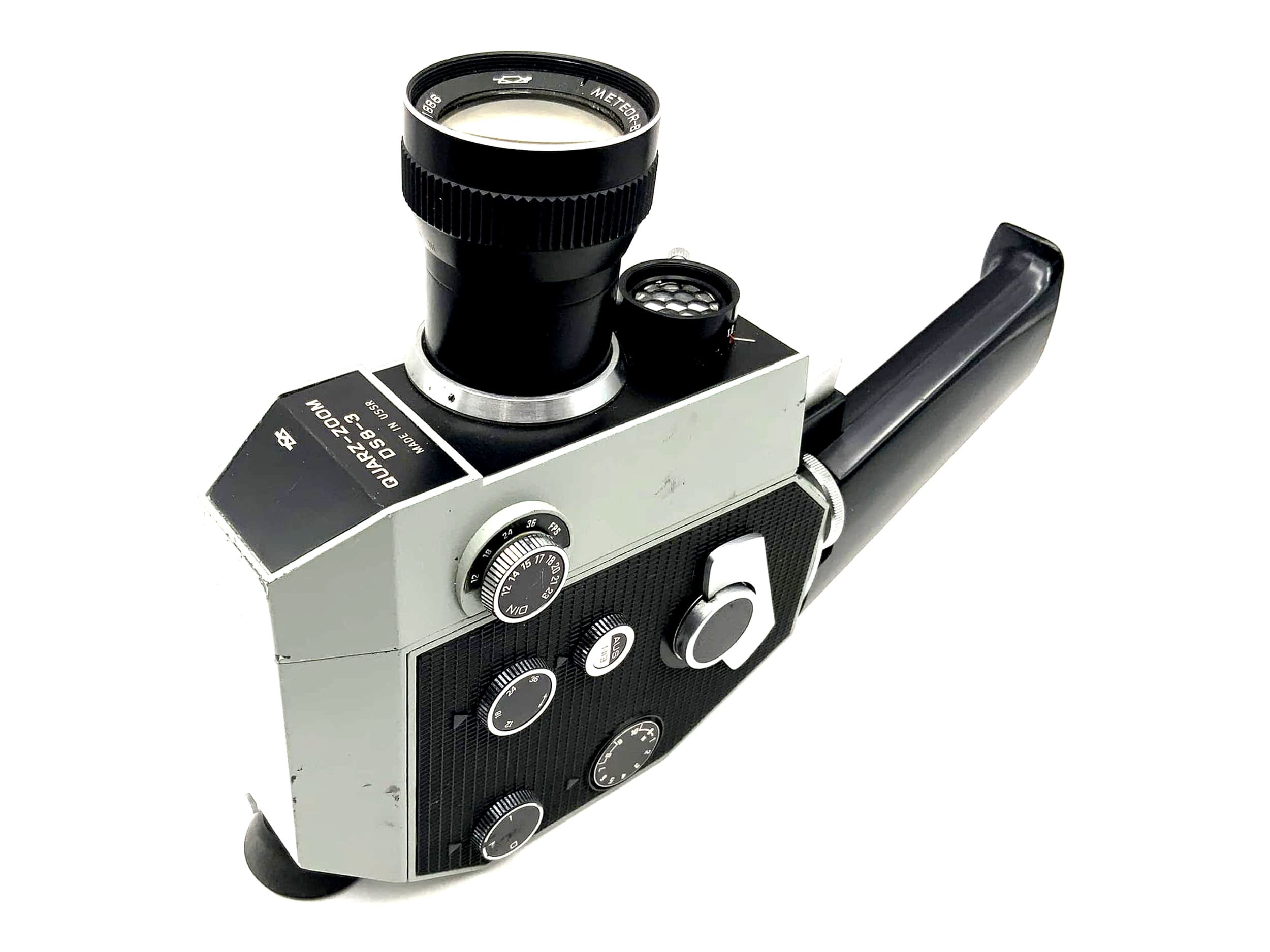 Caméra de cinéma Zenit Quartz DS8-3 Meteor-8M, fabriquée en URSS, format 16 mm.