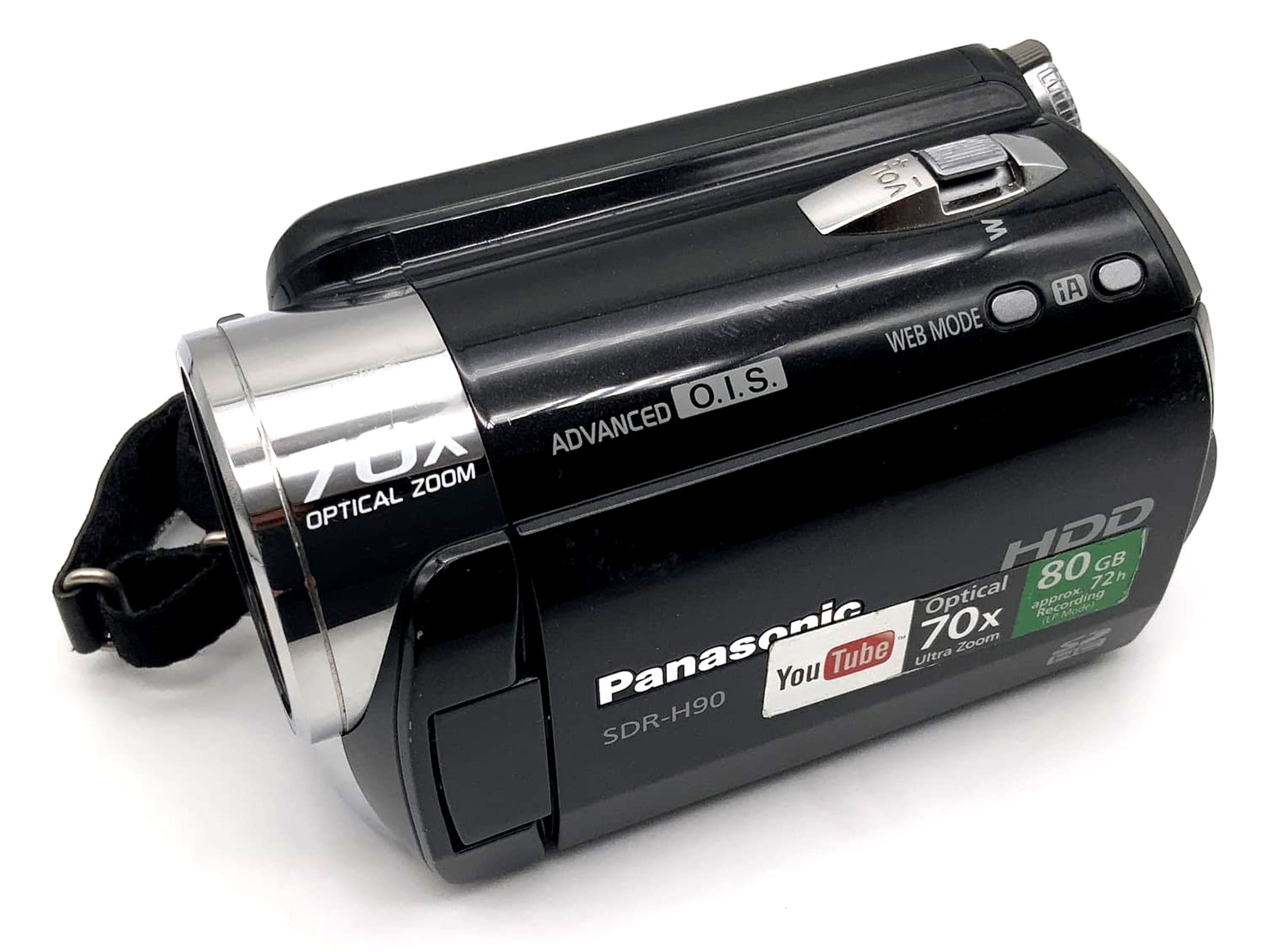 Caméscope Panasonic SDR-H90 avec batterie