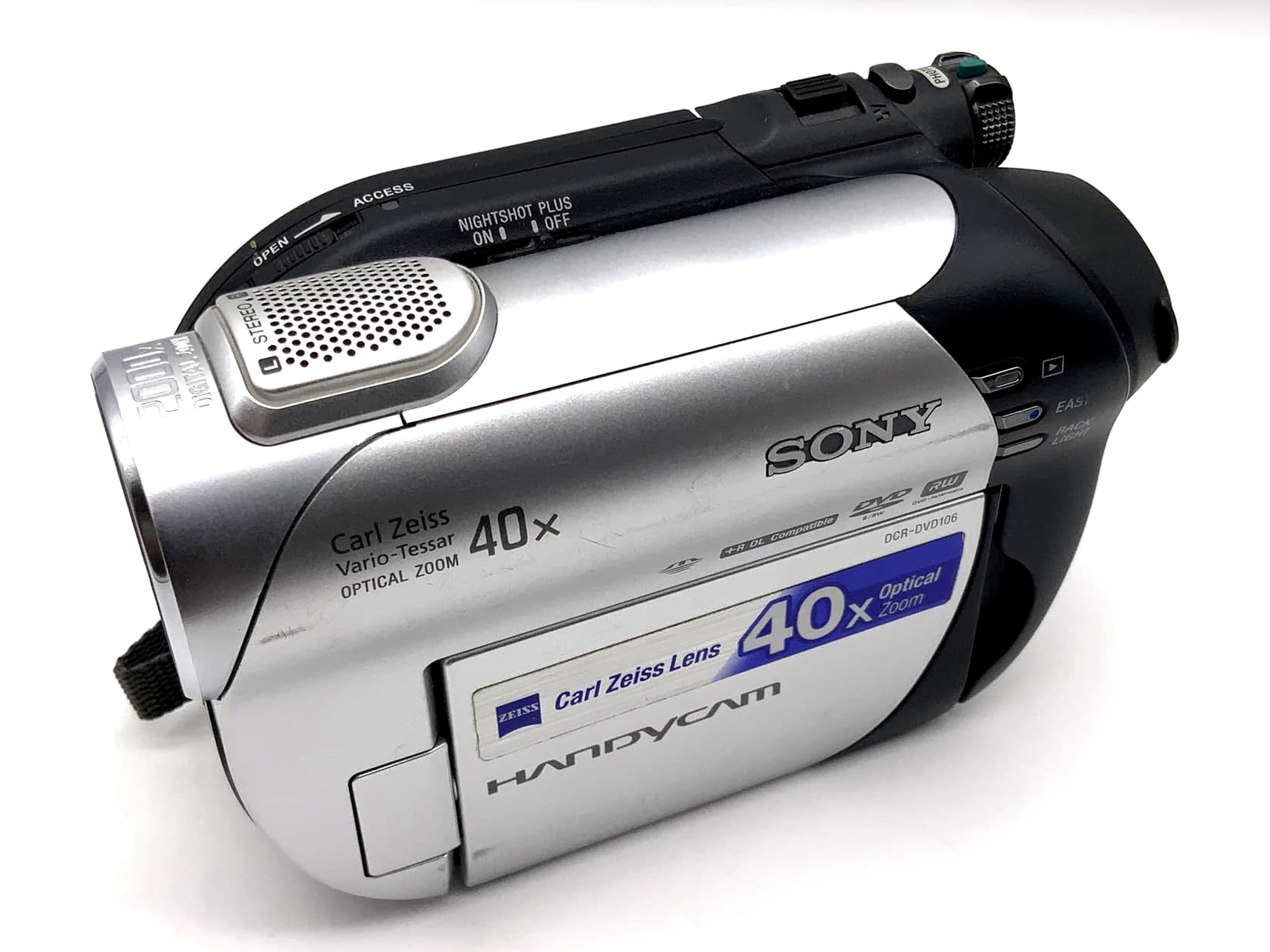 Caméscope Sony Handycam DCR-DVD106E avec batterie