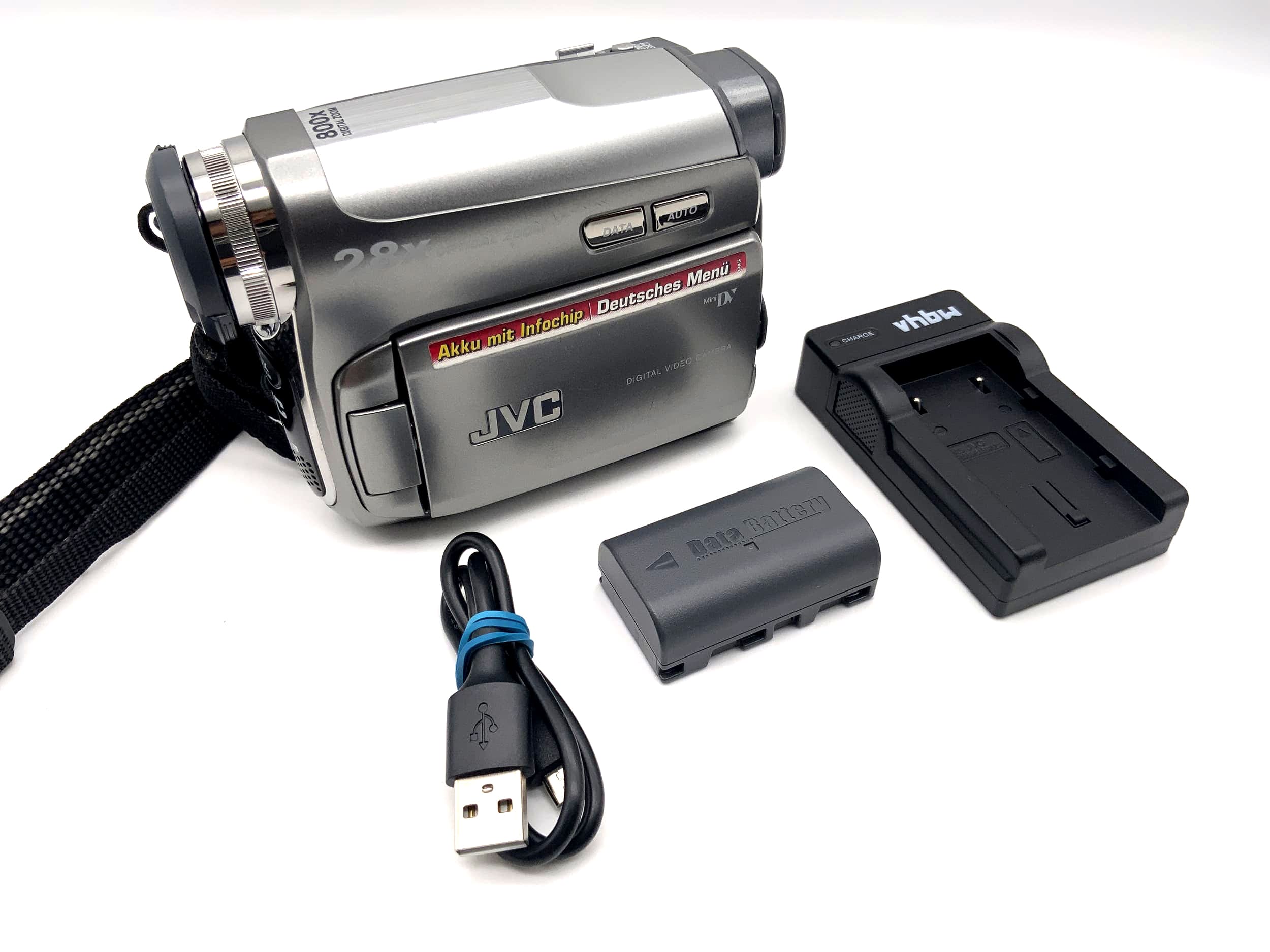 Caméscope numérique JVC GR-D725E avec batterie
