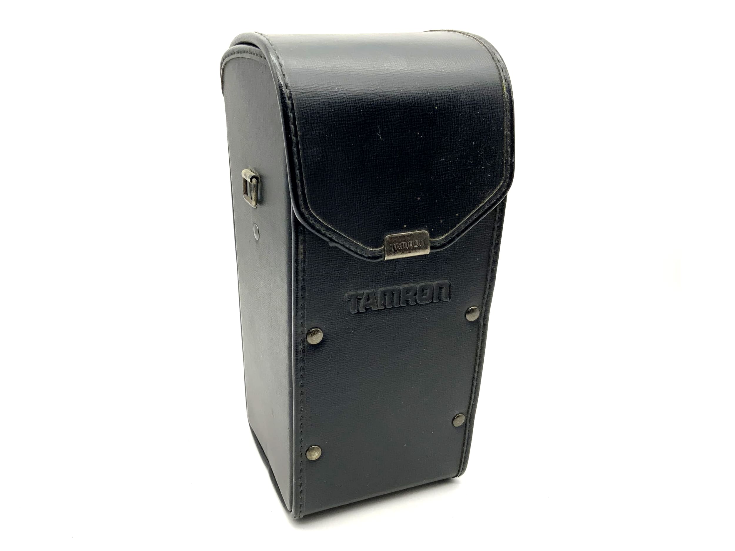 Tamron black lens case, approx. 21x9cm, rectangular, universal hard lens case