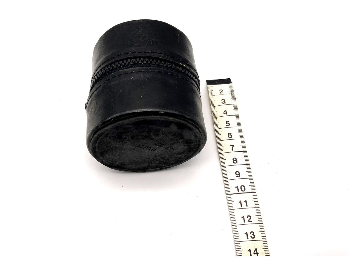 Étui pour objectif Vivitar, noir, env. 7,5 x 7 cm, étui rigide universel.