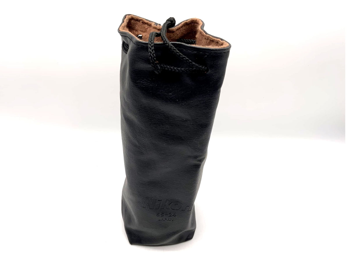 Étui en cuir noir Nikon, env. 20 x 8 cm, étui pour flash SS-24