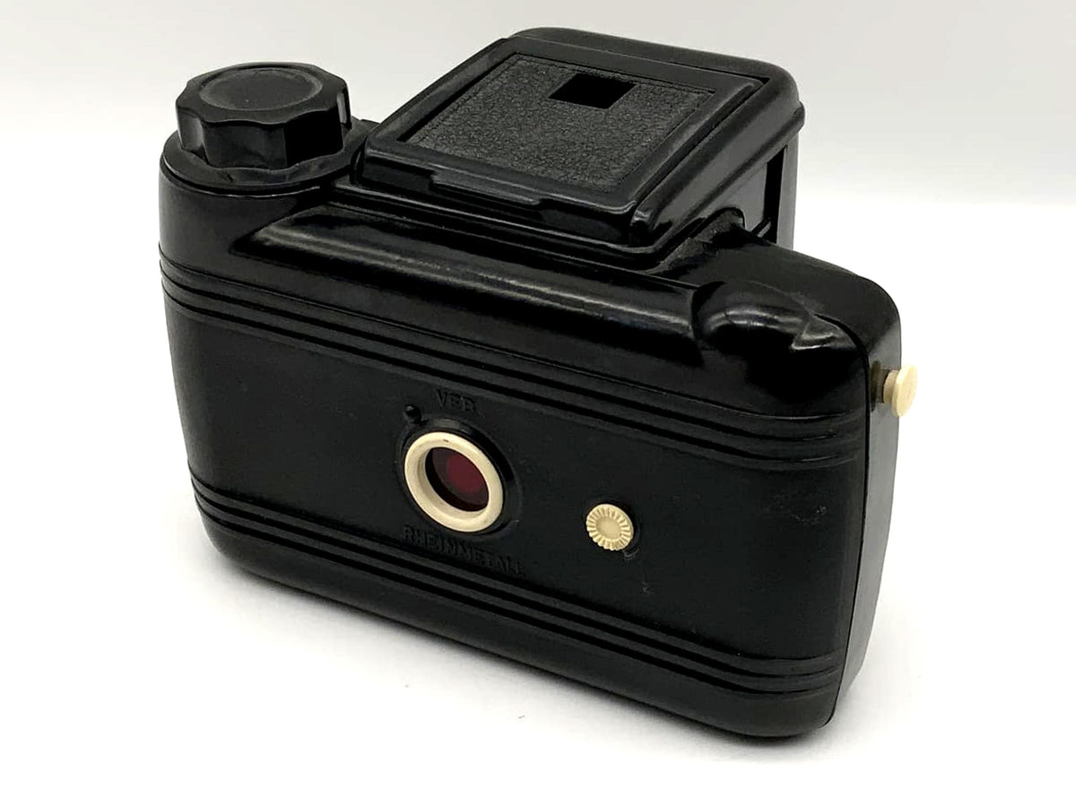 Appareil photo analogique VEB Perfekta Bakelit avec achromat 1:7,7 80 mm, format box.
