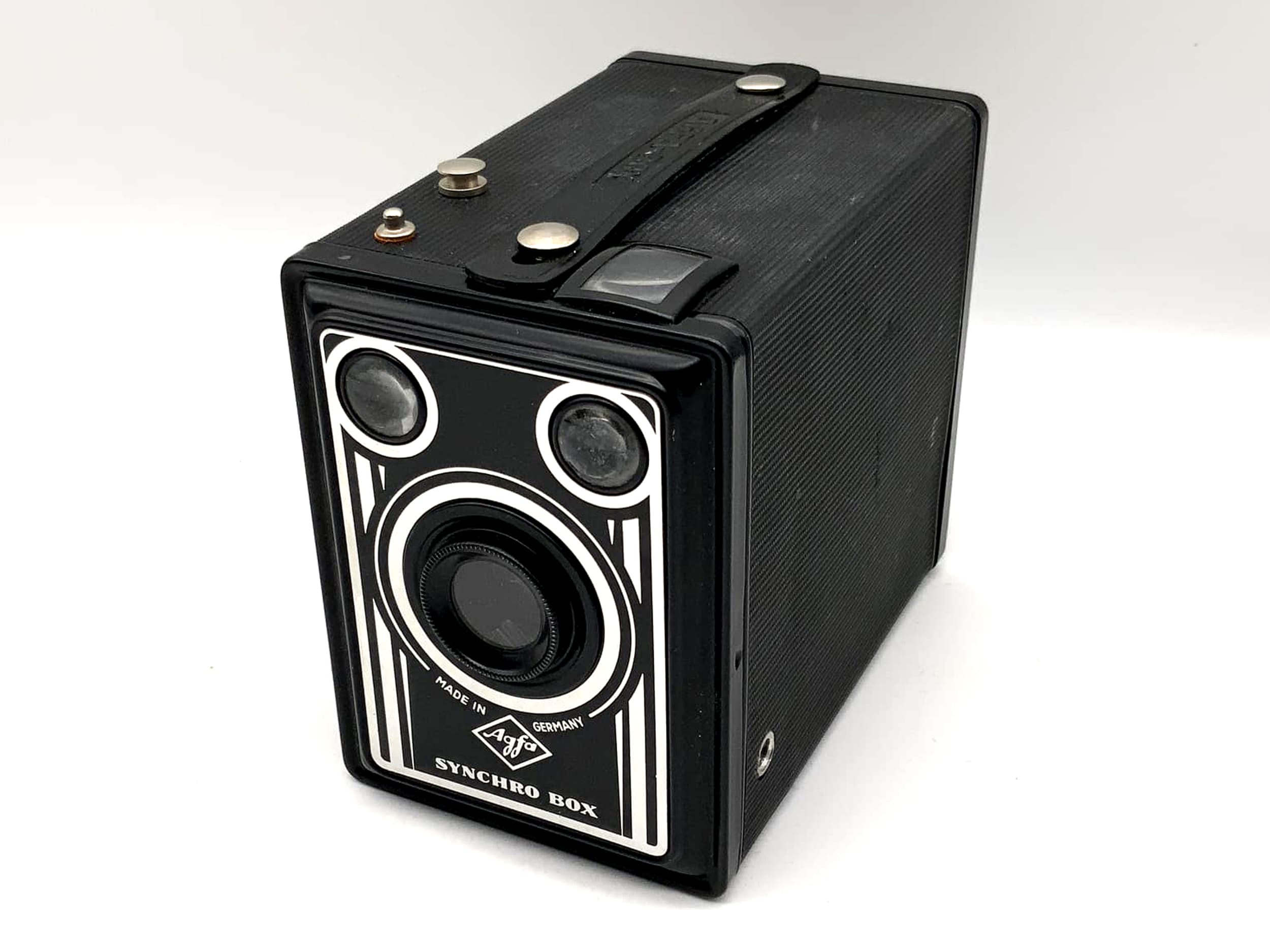 Agfa Synchro Box, appareil photo analogique à film en rouleau