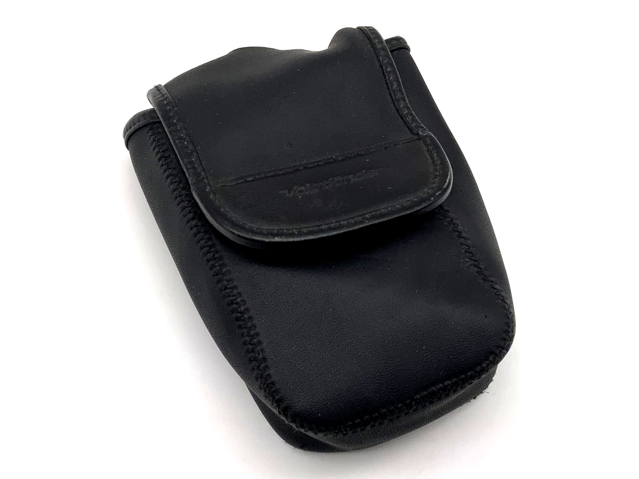 Sac prêt à porter en cuir Voigtländer, noir, sac photo universel