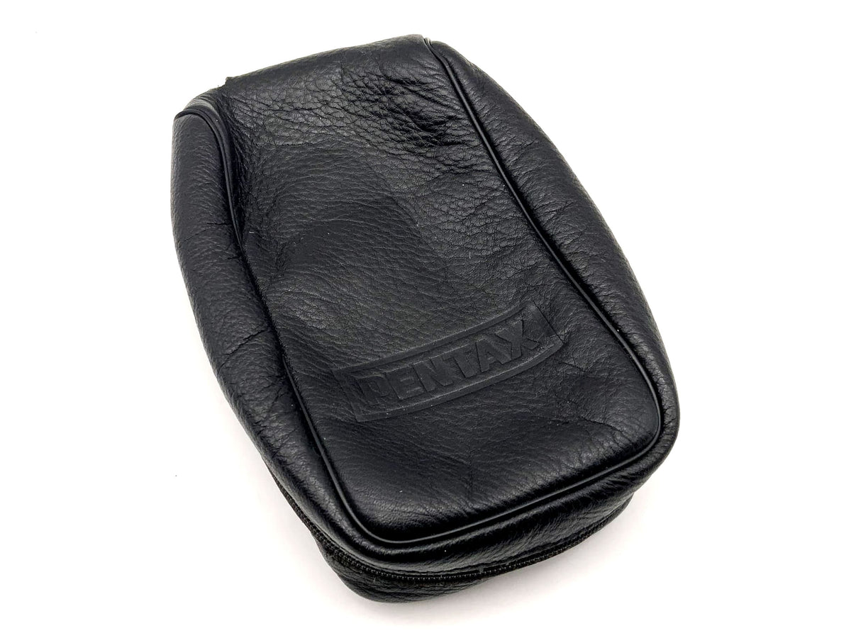 Sacoche en cuir Pentax, noire, sac photo universel
