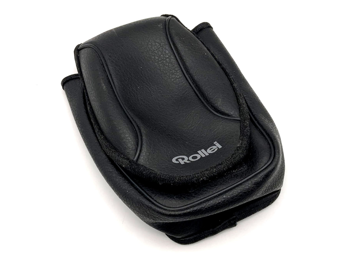 Sacoche Rollei en cuir noir universelle pour appareil photo