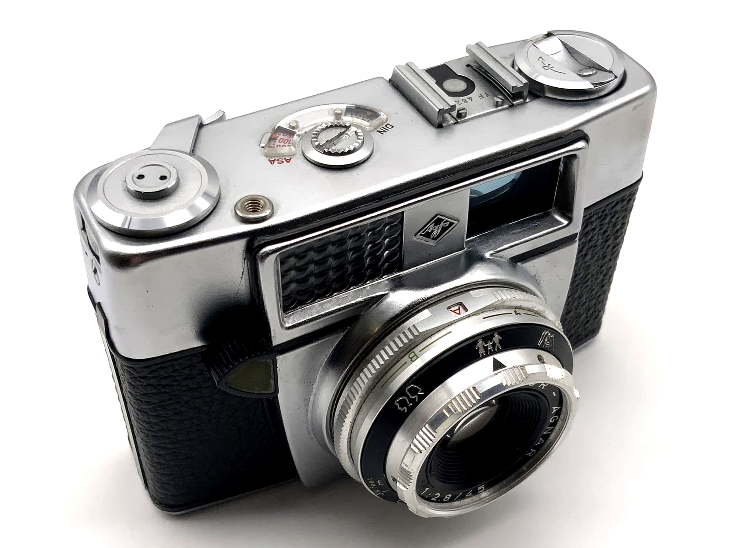 Appareil photo compact 35 mm Agfa Optima 1a avec viseur et objectif Color Agnar 45 mm f/2.8