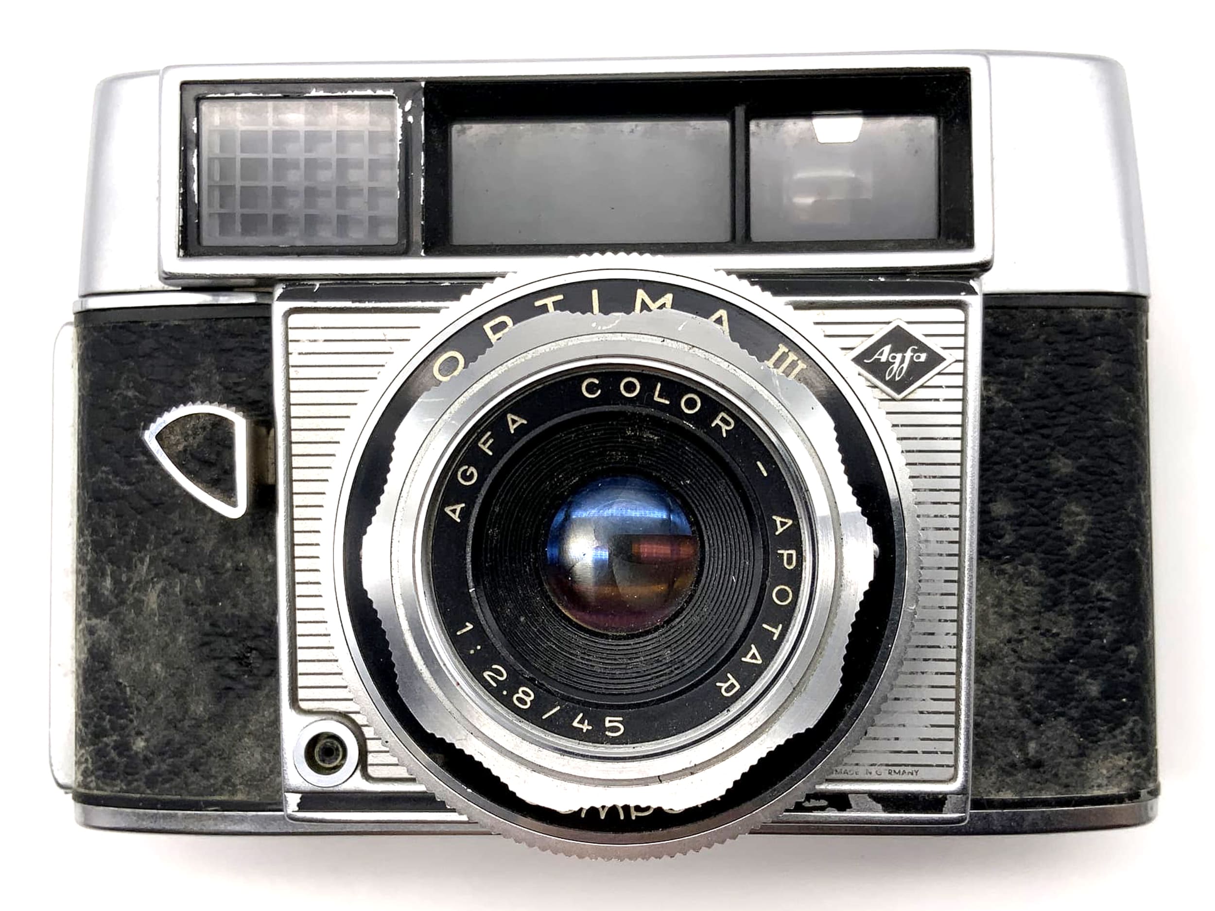 Agfa Optima III rangefinder camera with Color Apotar 45mm 1:2.8 35mm compact camera 3