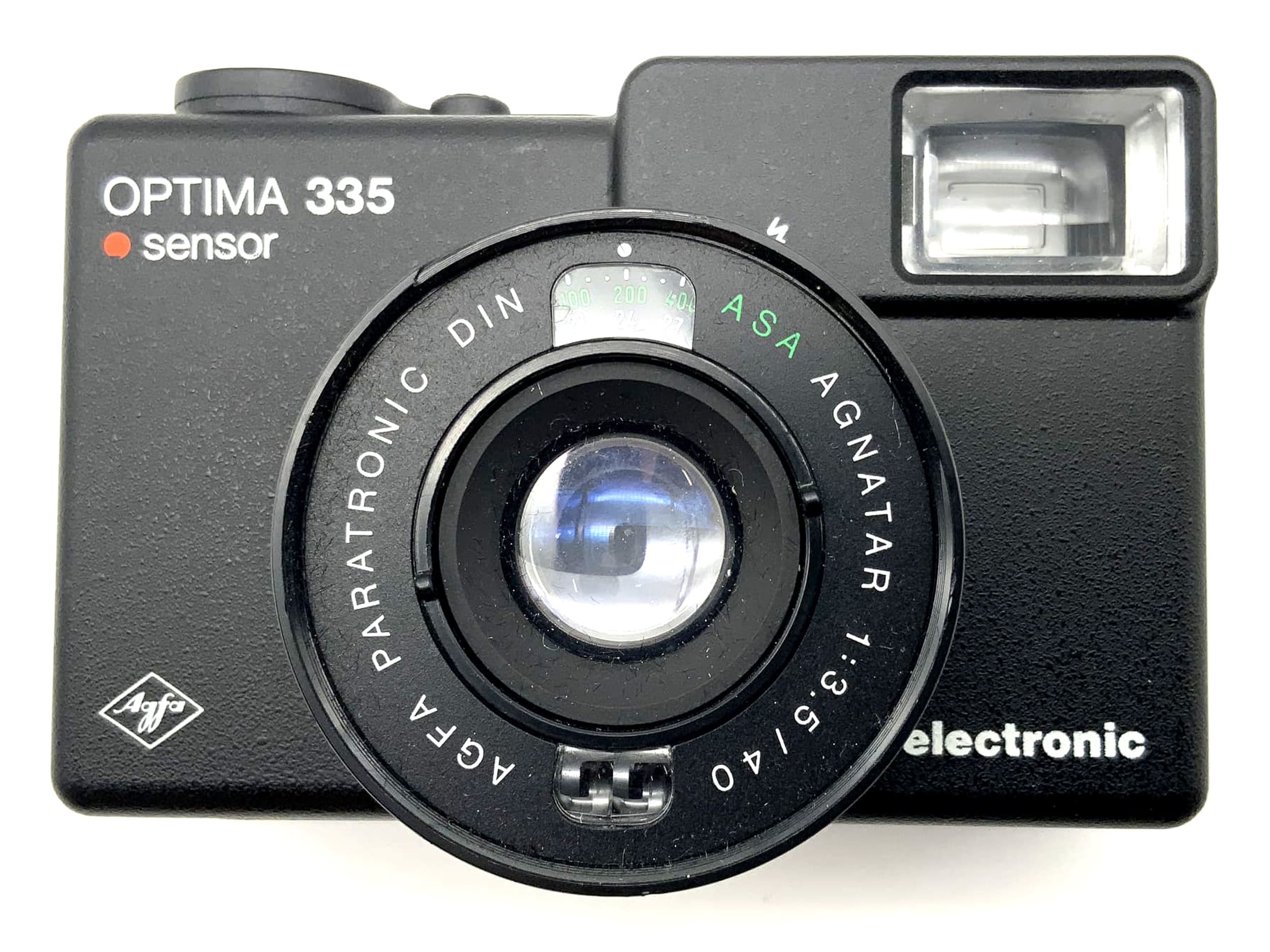 Appareil photo compact 35 mm Agfa Optima 335 avec capteur et viseur, objectif Agnatar 40 mm f/3,5.