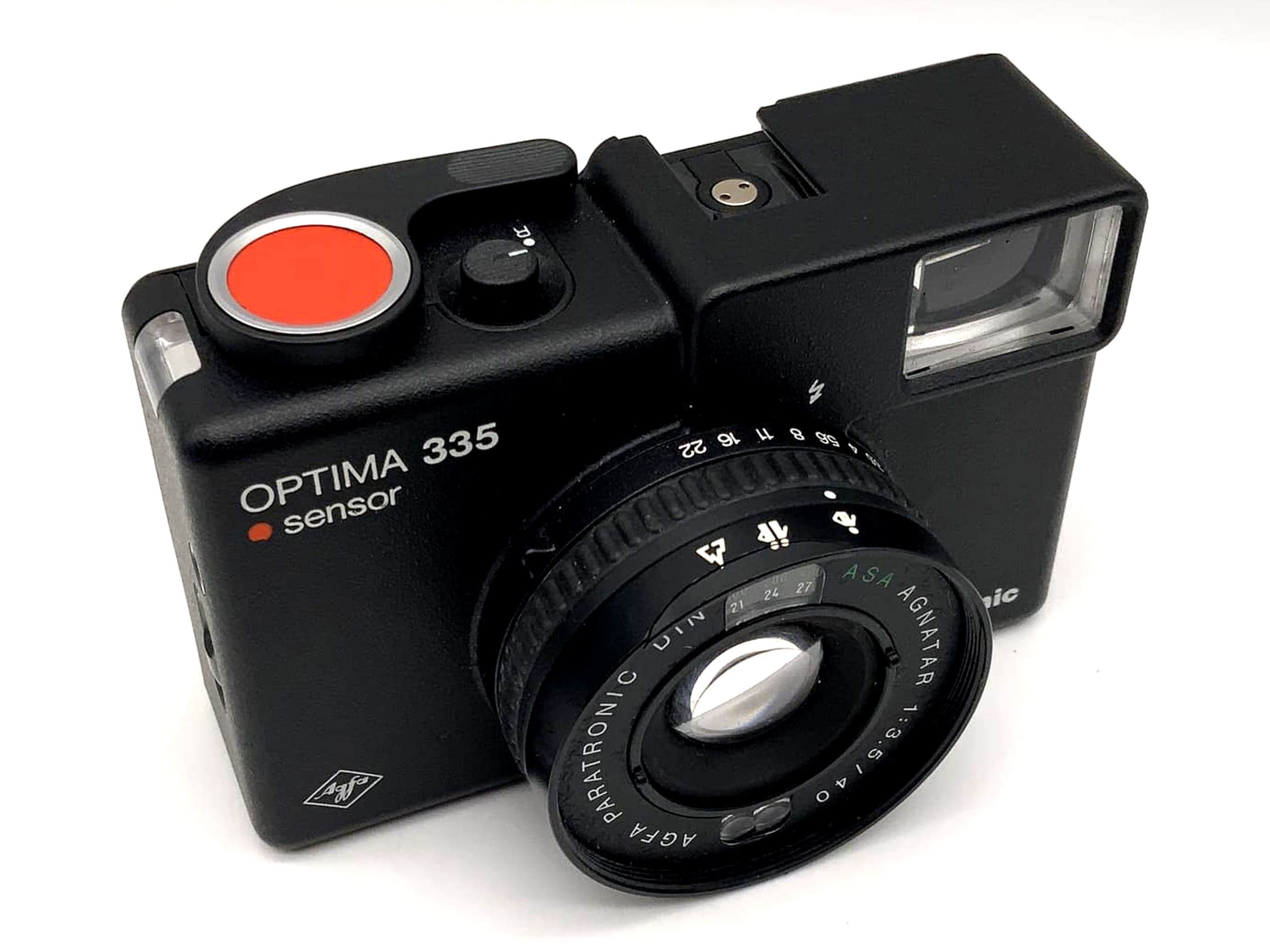 Appareil photo compact 35 mm Agfa Optima 335 avec capteur et viseur, objectif Agnatar 40 mm f/3,5.