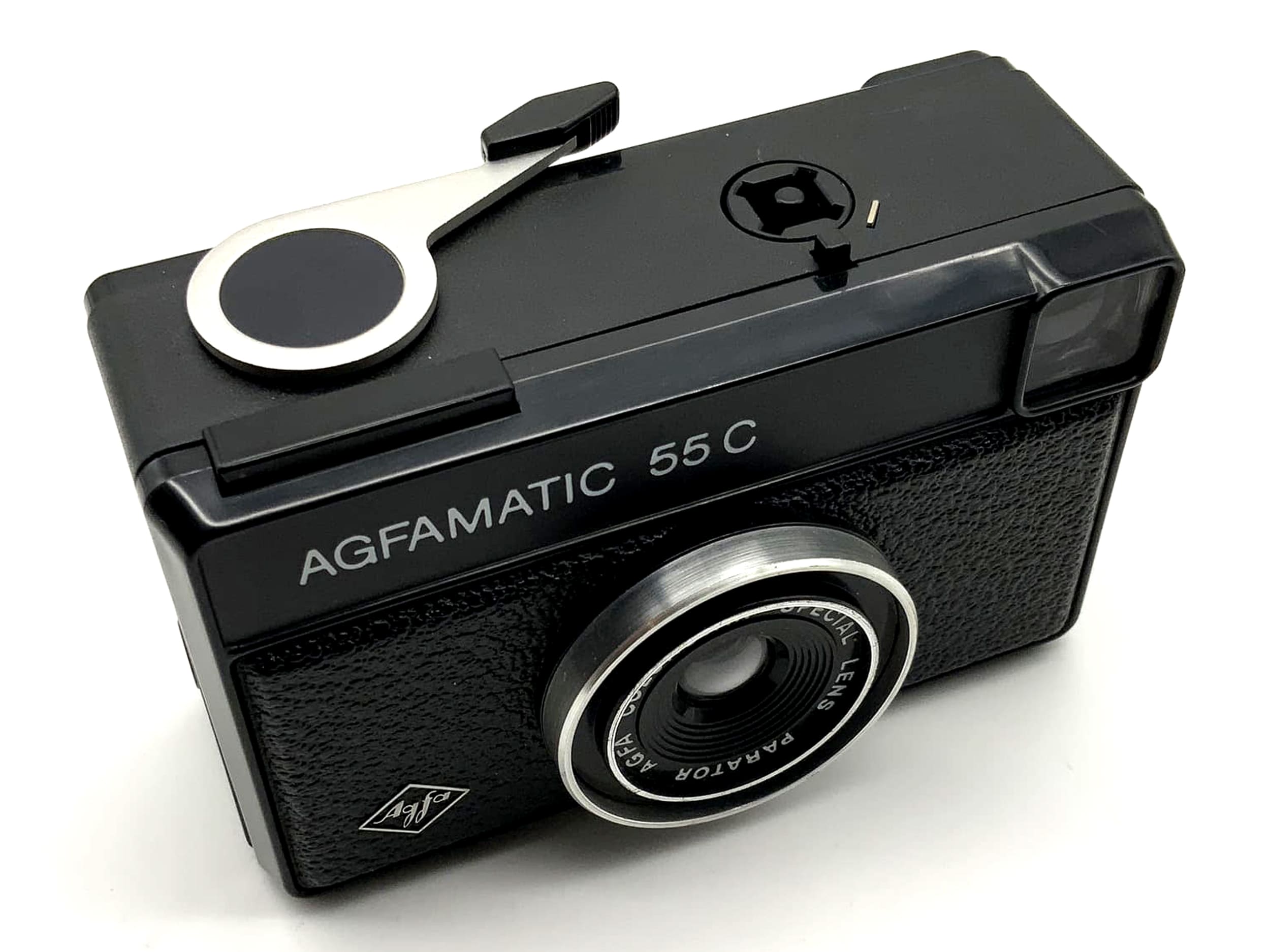 Appareil photo Agfa Agfamatic 55C avec viseur et objectif Colorstar Special Parator 35 mm