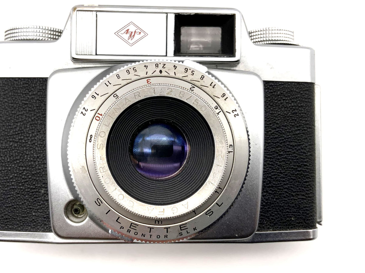 Appareil photo télémétrique Agfa Silette SL avec objectifs Color Solinar 50 mm 1:2.8 et Prontor SLK 35 mm.