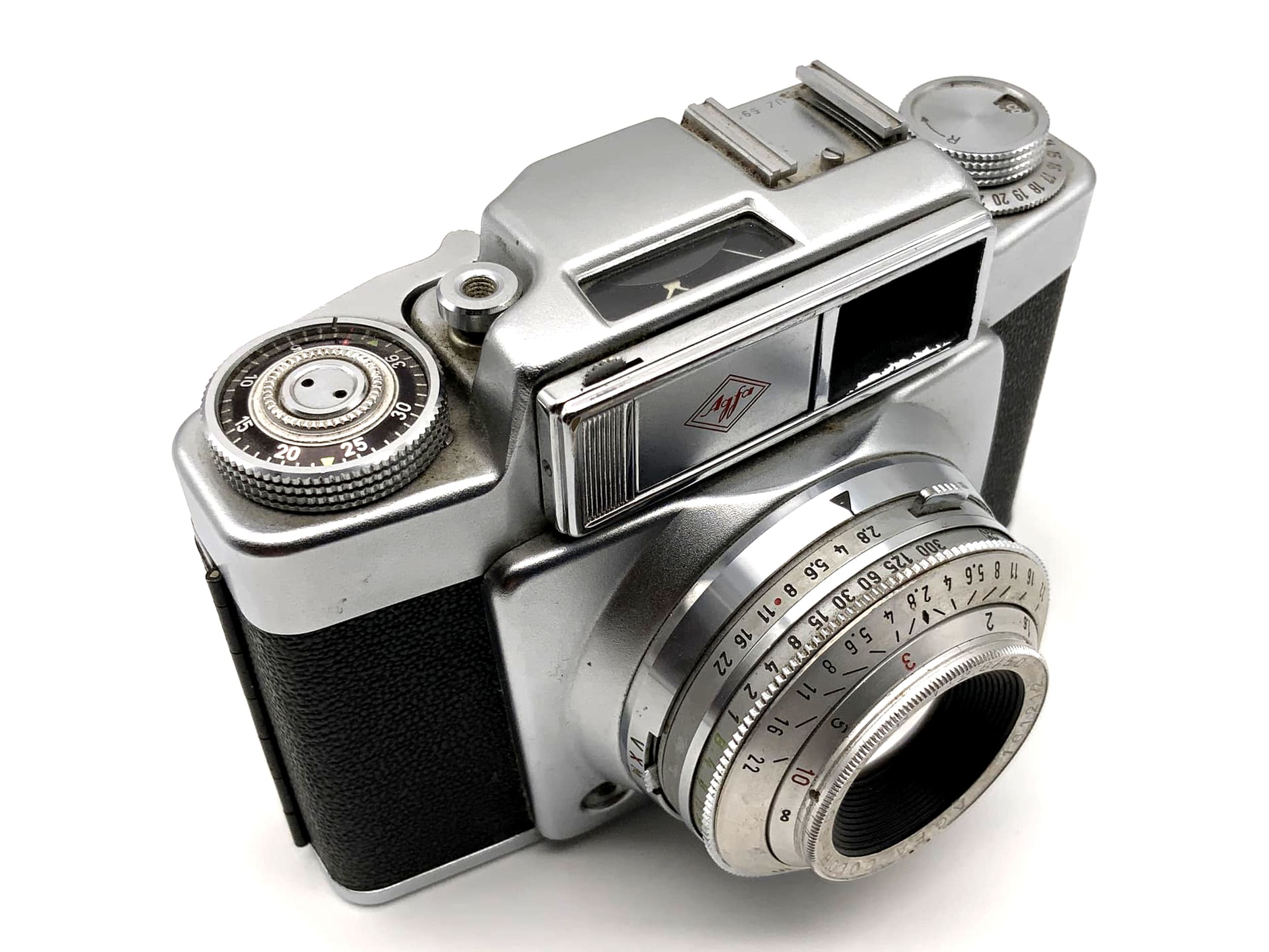 Appareil photo télémétrique Agfa Silette SL avec objectifs Color Solinar 50 mm 1:2.8 et Prontor SLK 35 mm.