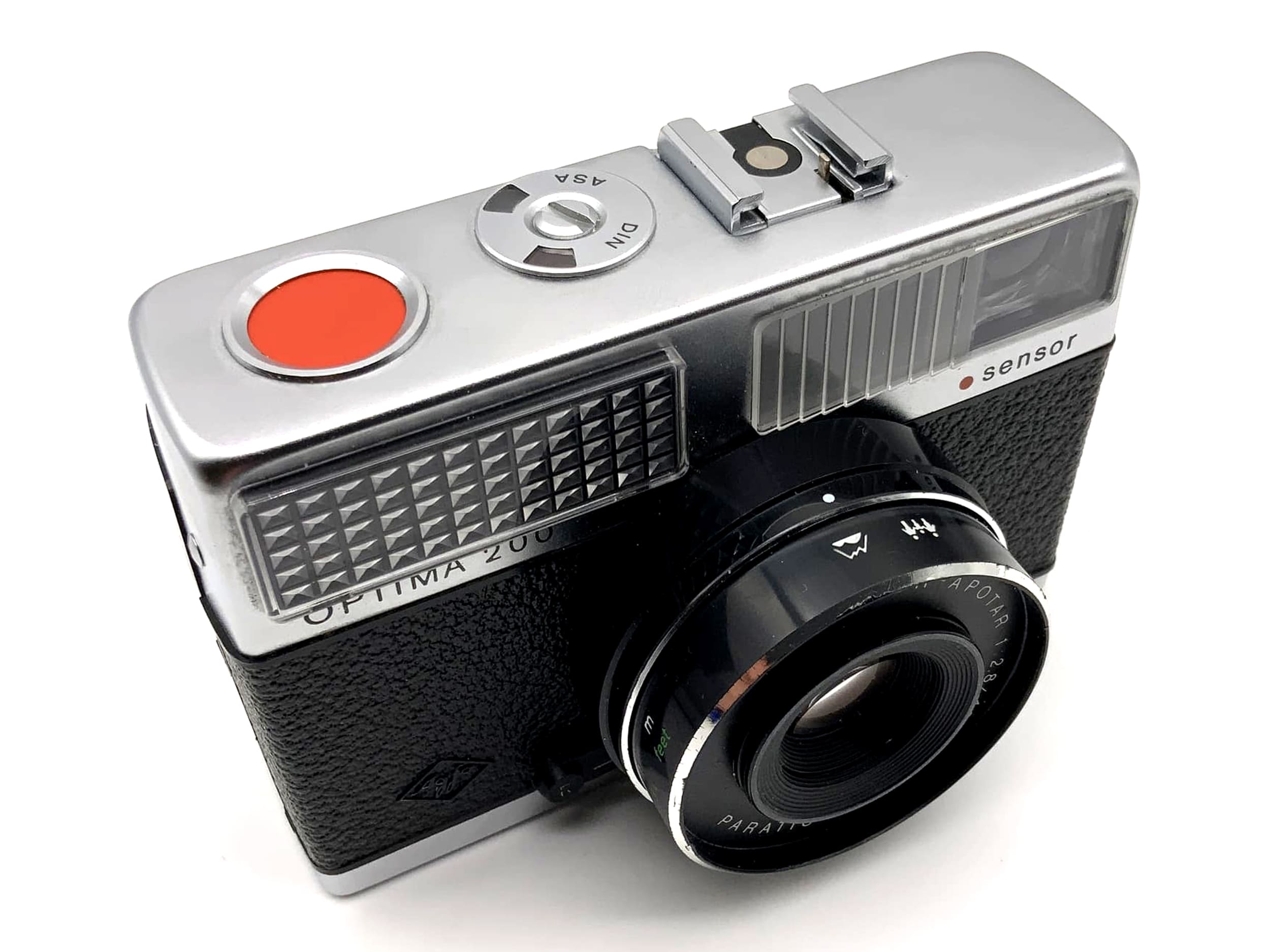 Appareil photo Agfa Optima 200 avec viseur et objectif couleur 42 mm f/2,8 (35 mm).