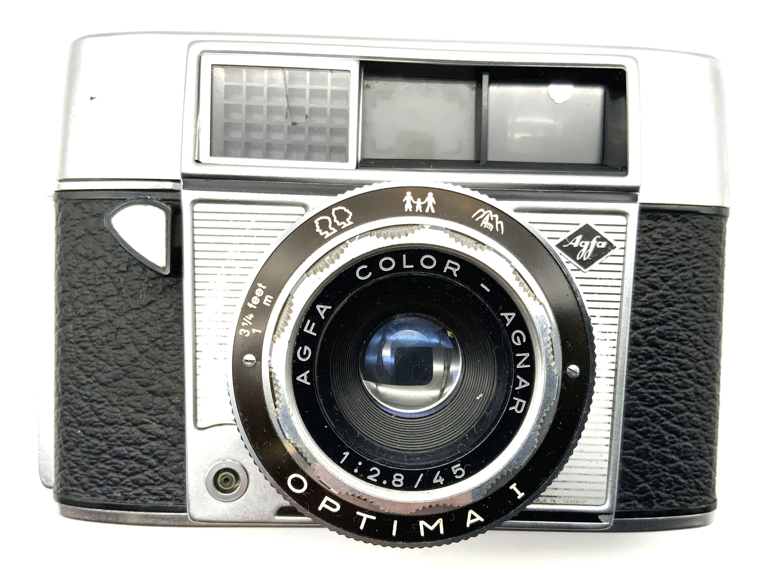 Appareil photo télémétrique Agfa Optima I avec objectif Color Agnar 45 mm f/2,8, appareil photo compact 35 mm 1