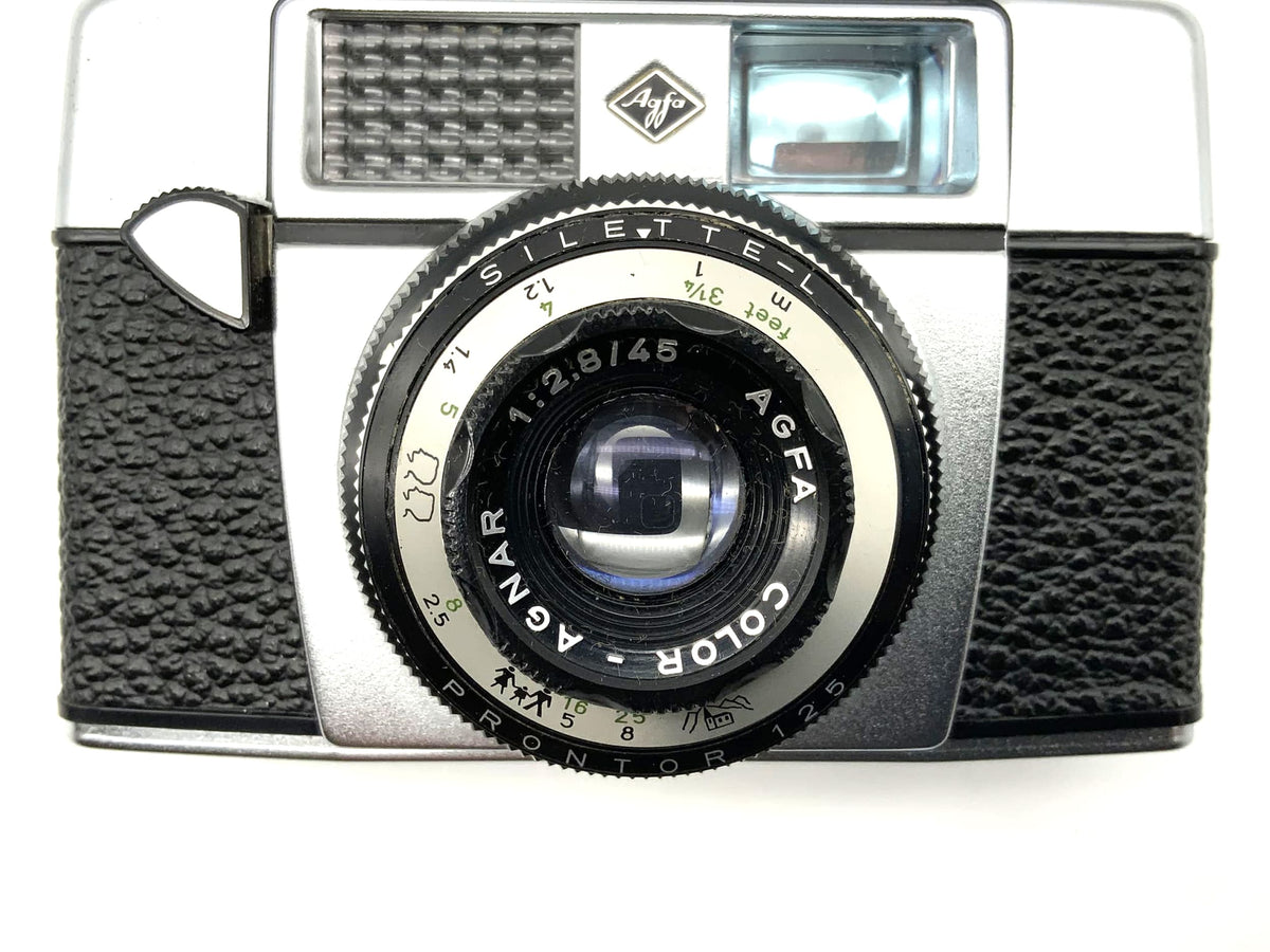 Appareil photo télémétrique Agfa Silette-L avec objectifs Color Agnar 45 mm 1:2.8 et 35 mm Prontor 125.