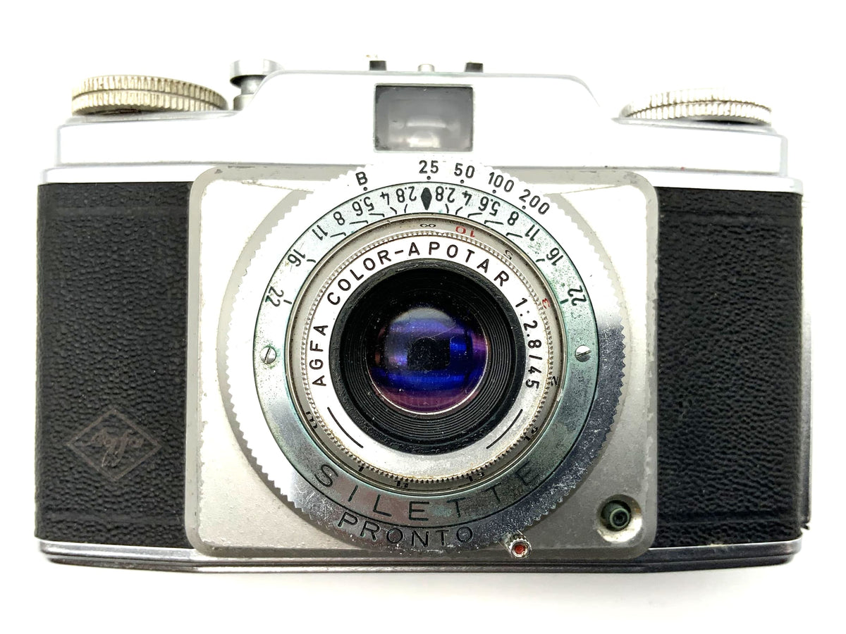 Appareil photo compact 35 mm Agfa Silette Pronto avec viseur et objectif couleur 1:2,8/45 mm