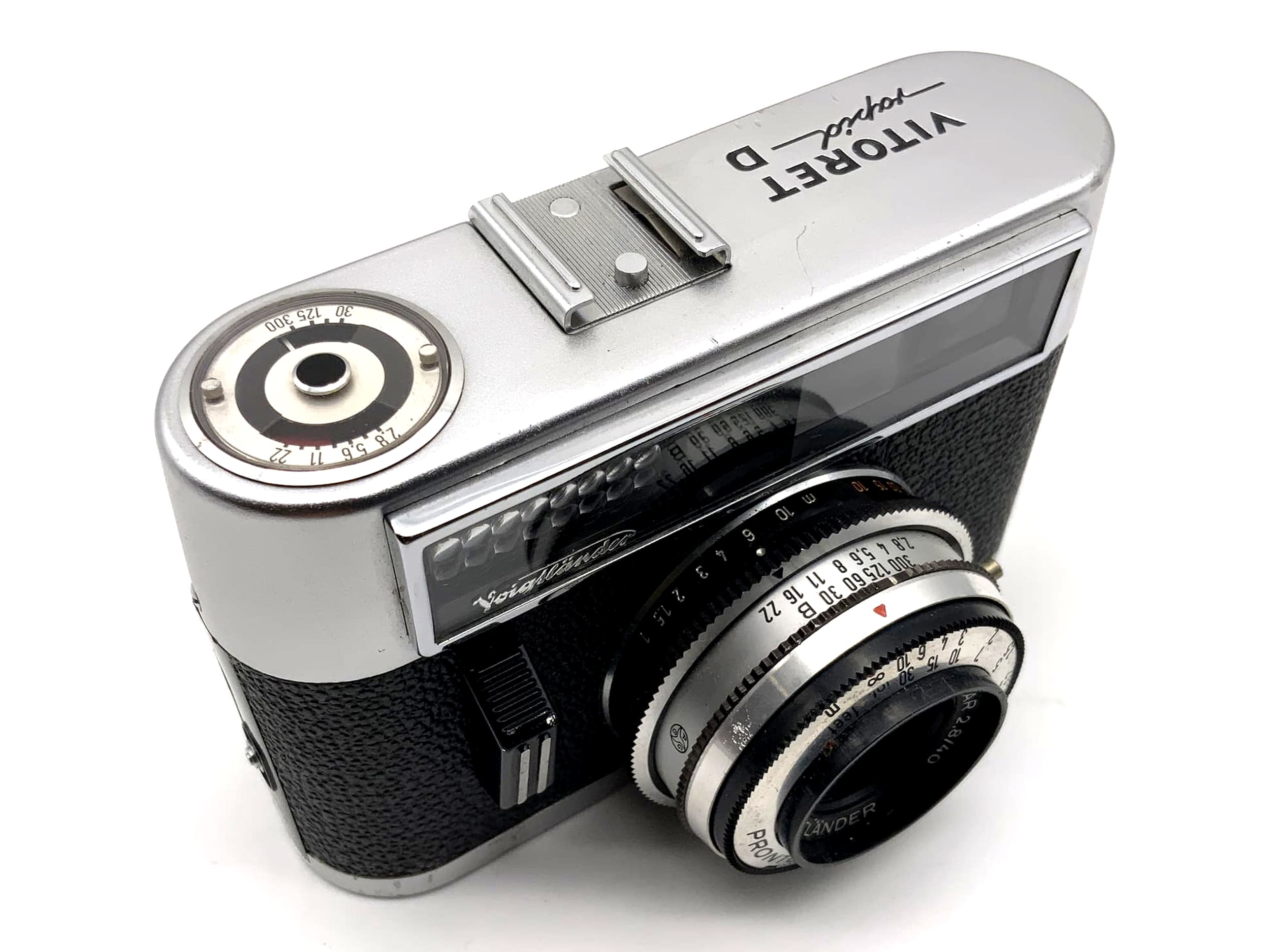 Appareil photo à viseur Voigtländer Vitoret D avec Color Lanthar 40mm 2.8 35mm Prontor 300