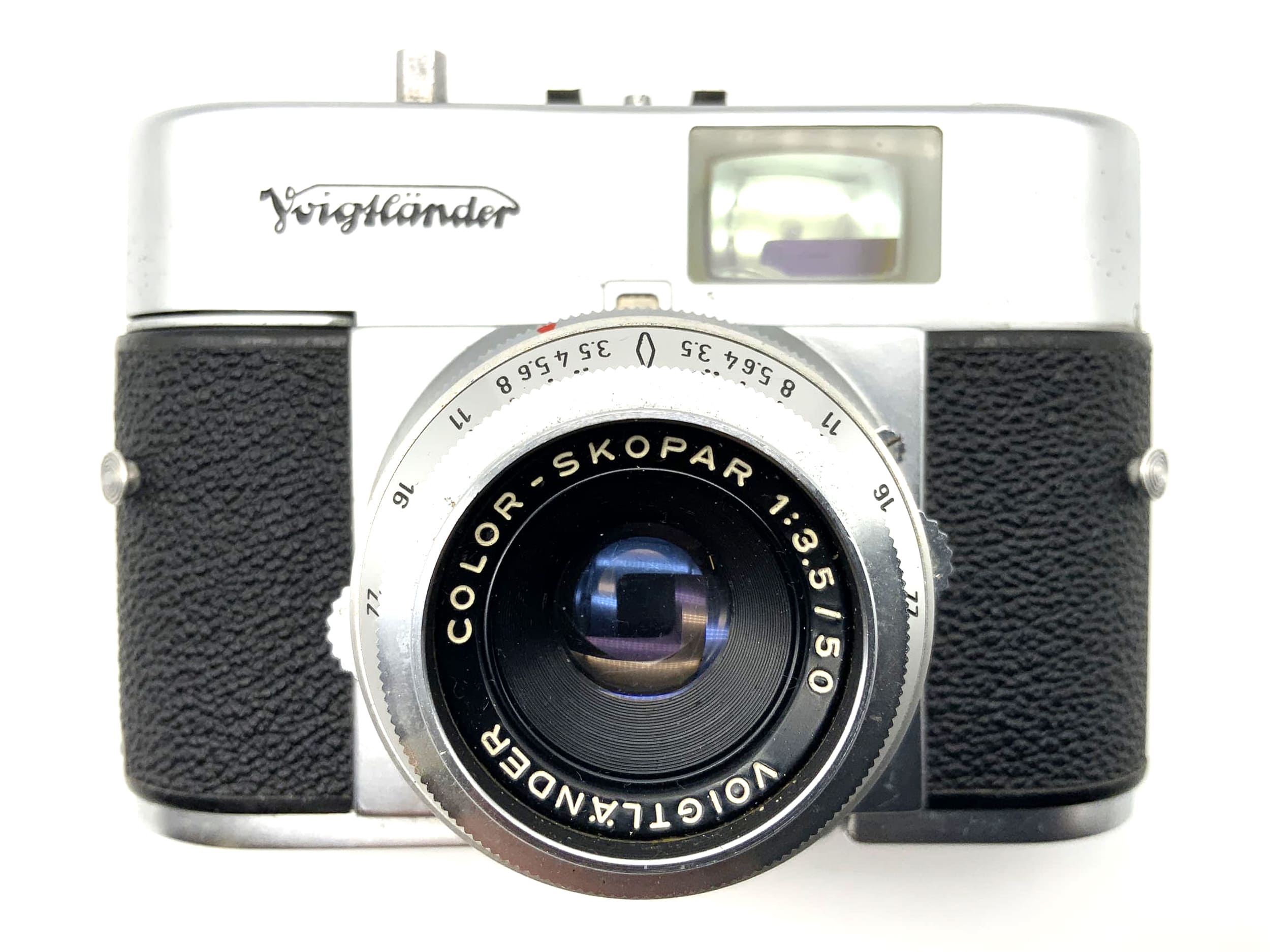 Appareil photo télémétrique Voigtländer Vito B avec objectifs Color Skopar 50 mm 1:3,5 et Prontor SVS 35 mm.