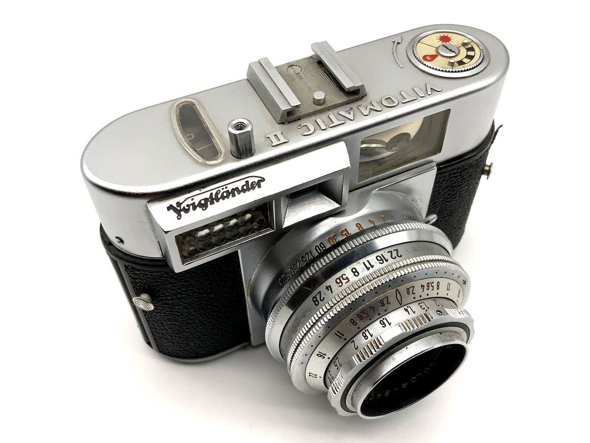 Appareil photo à viseur Voigtländer Vitomatic II avec Skopar 50mm 1:2.8 35mm Prontor SLK