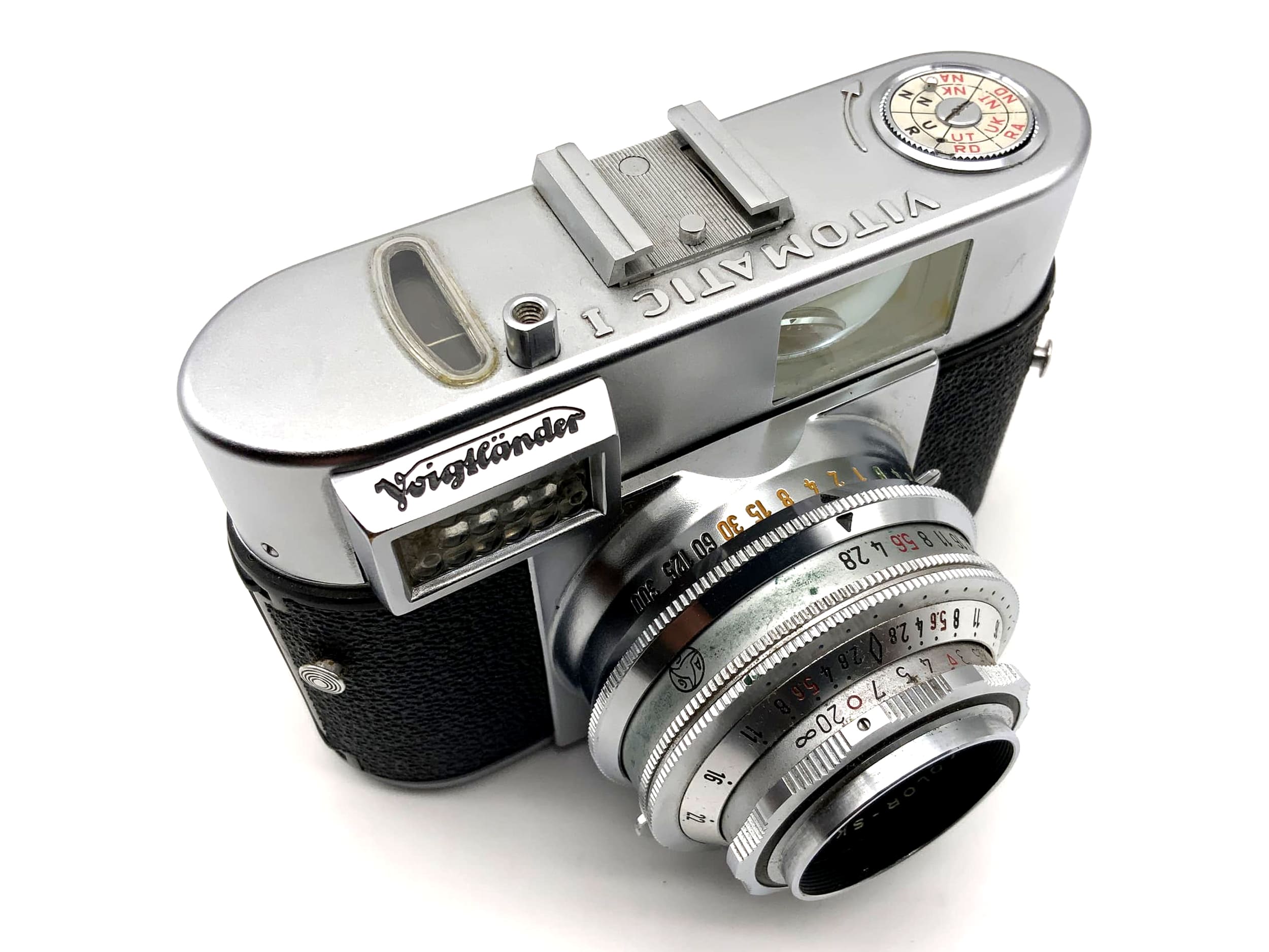 Caméra à viseur Voigtländer Vitomatic I Color-Skopar 1:2.8/50 35mm Prontor SLK-V