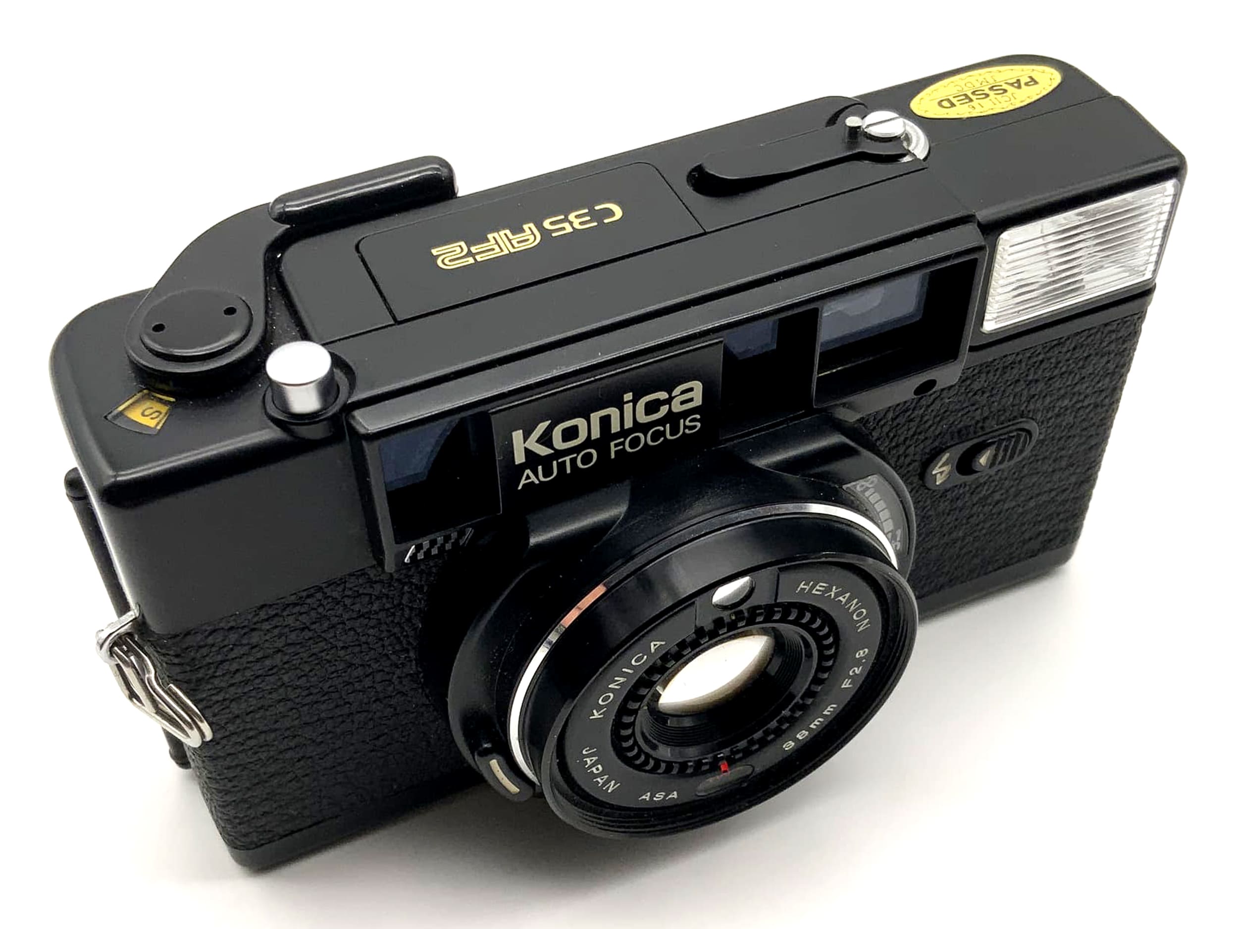 Konica C35 AF2 rangefinder camera with Hexanon 38mm 1:2.8 35mm compact camera