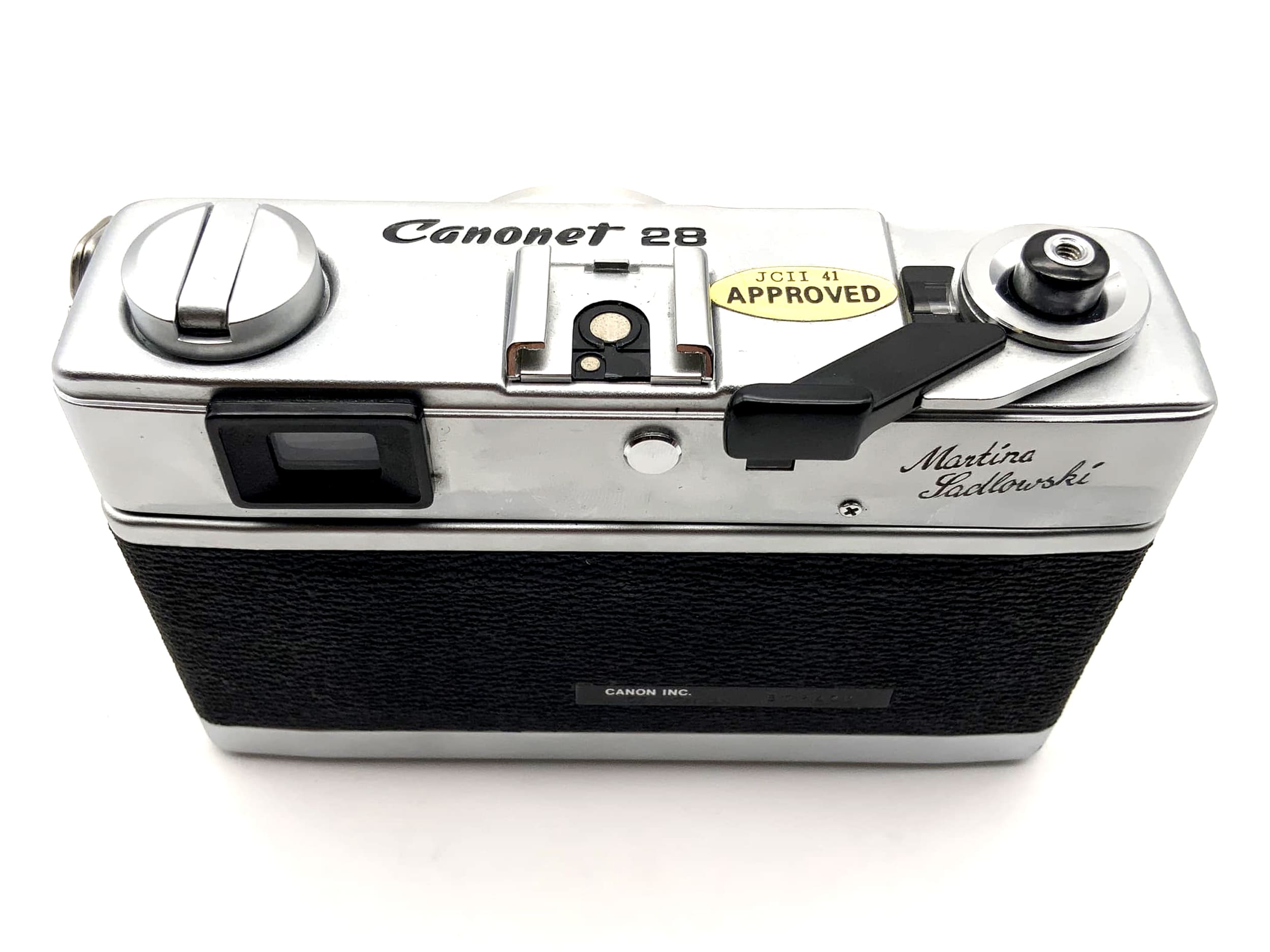 Canon Canonet 28 viewfinder camera with Canon 40mm f/2.8 lens, 35mm compact camera