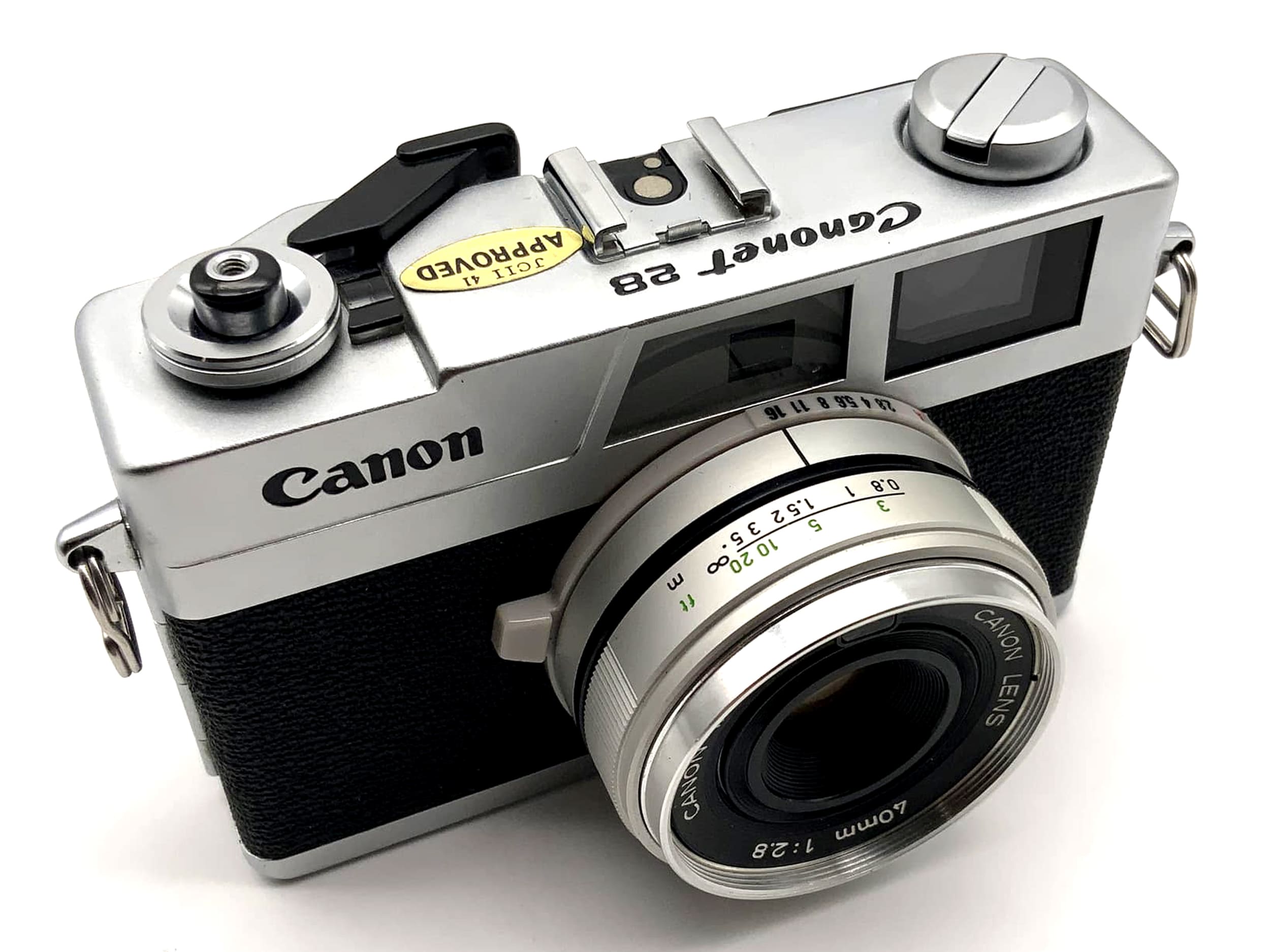Canon Canonet 28 viewfinder camera with Canon 40mm f/2.8 lens, 35mm compact camera