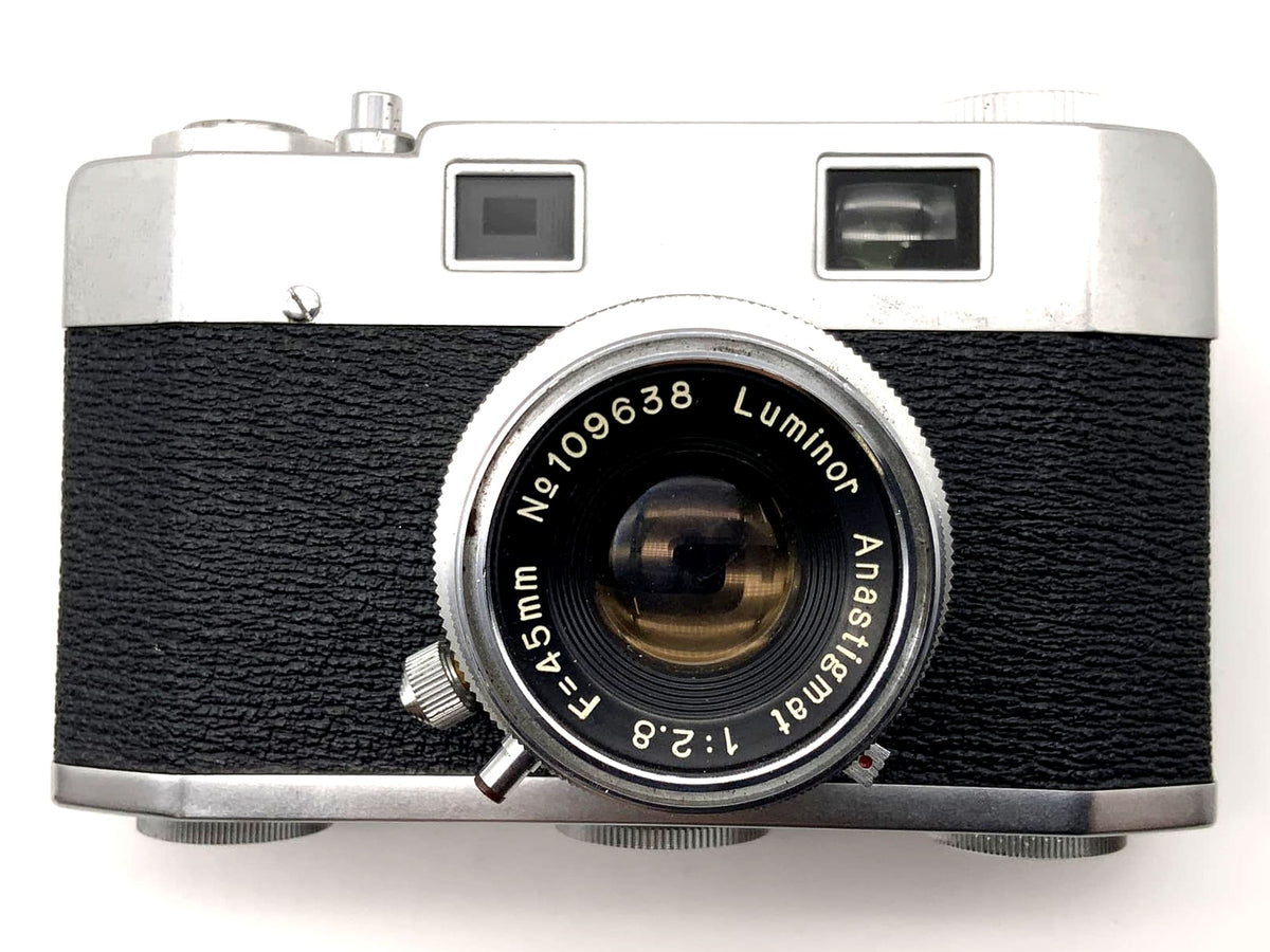 Skymaster vintage viewfinder camera with Luminor Anastigmat 45mm 1:2.8 35mm