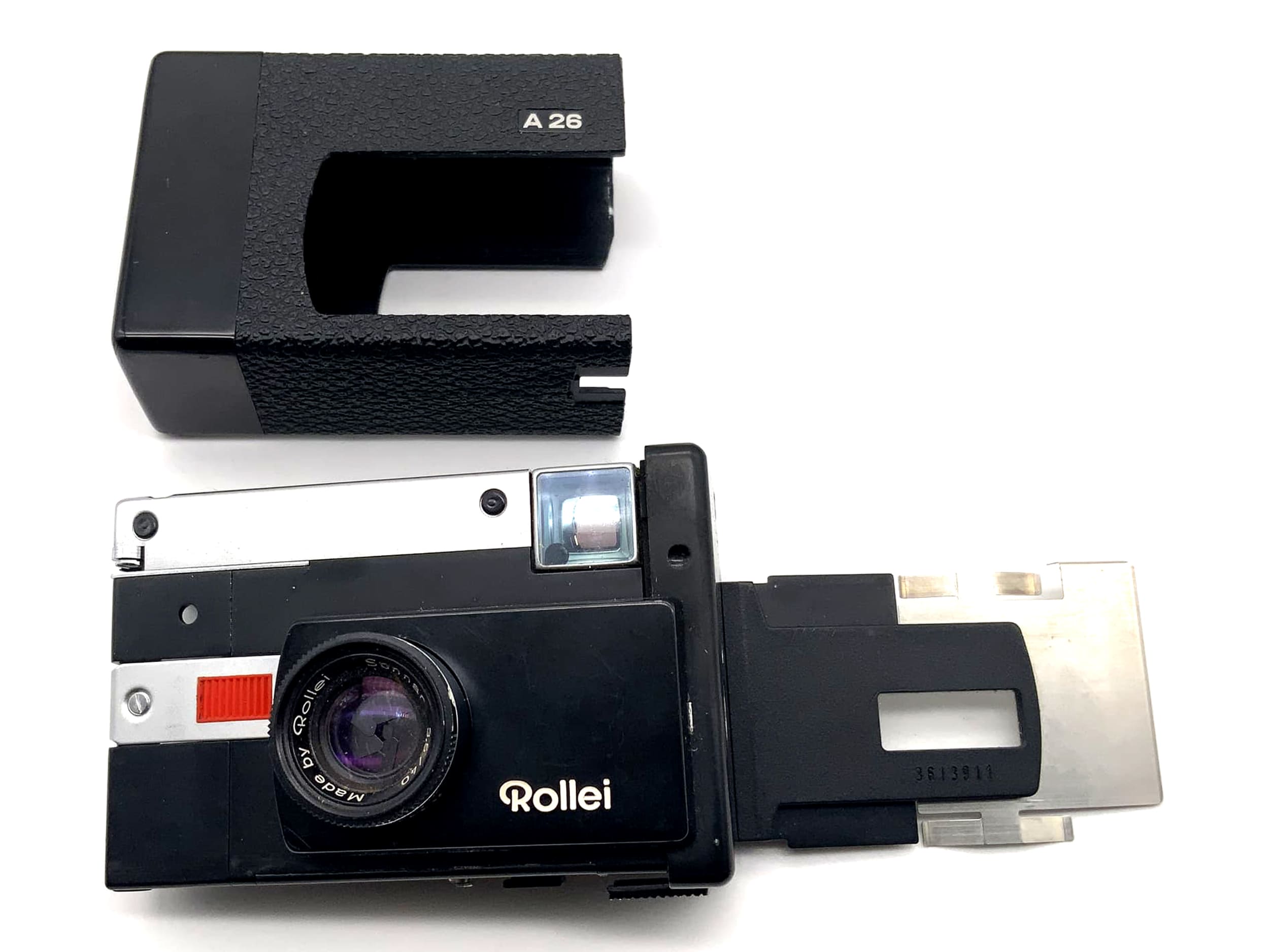 Appareil photo télémétrique Rollei A26 avec objectif Sonnar 40 mm f/3,5 et film 126 compact