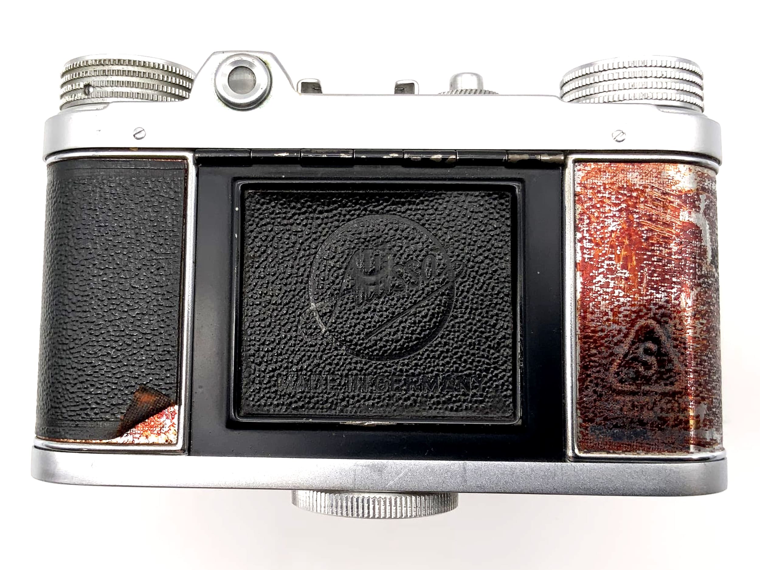 Appareil photo compact 35 mm Altix Tempor avec objectif Tessar 50 mm 1:2.8 rouge T