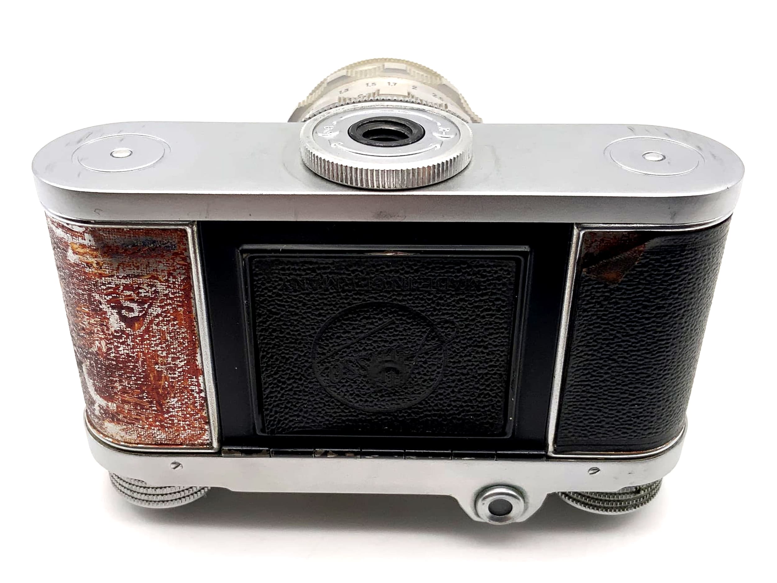 Appareil photo compact 35 mm Altix Tempor avec objectif Tessar 50 mm 1:2.8 rouge T